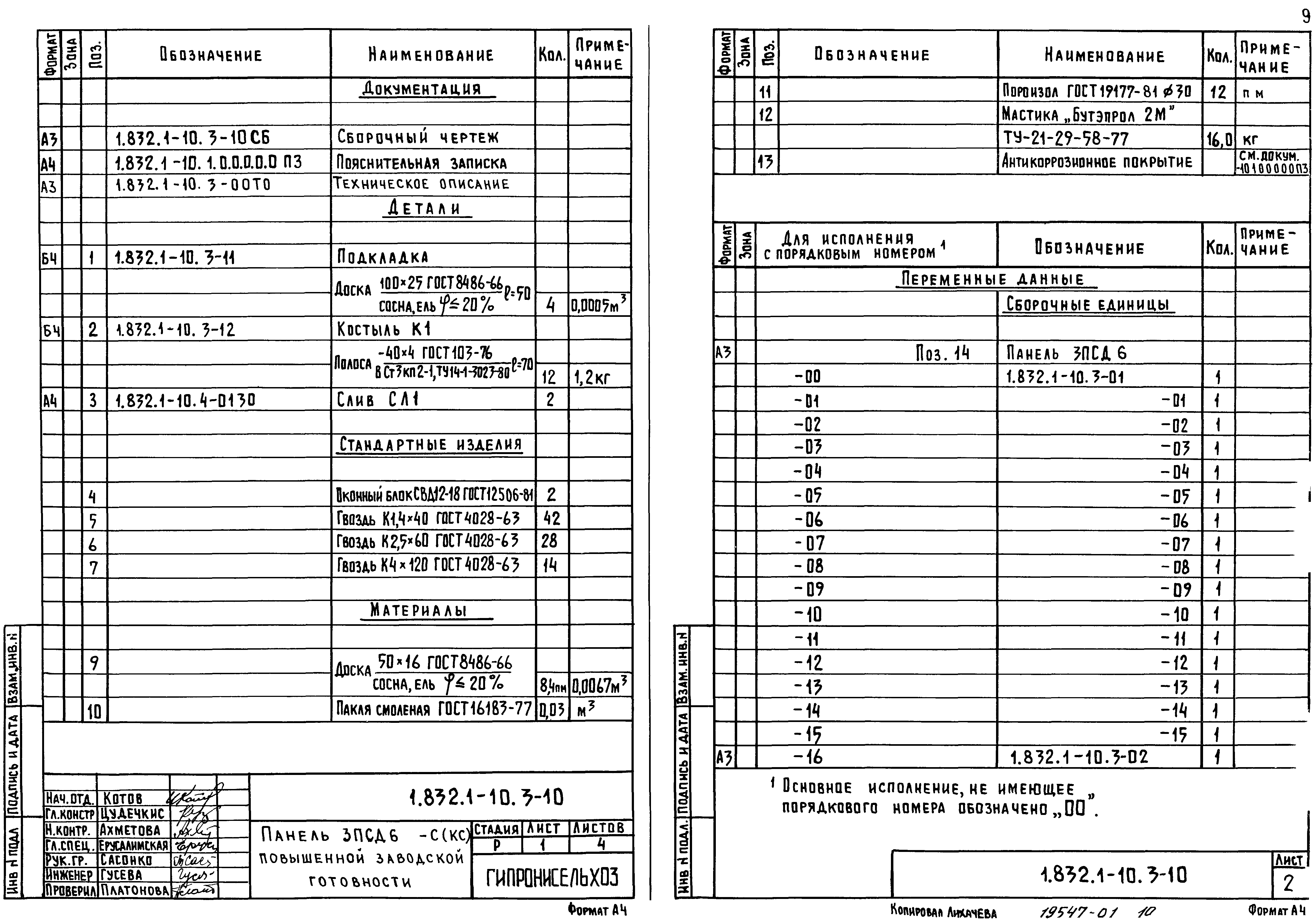 Серия 1.832.1-10