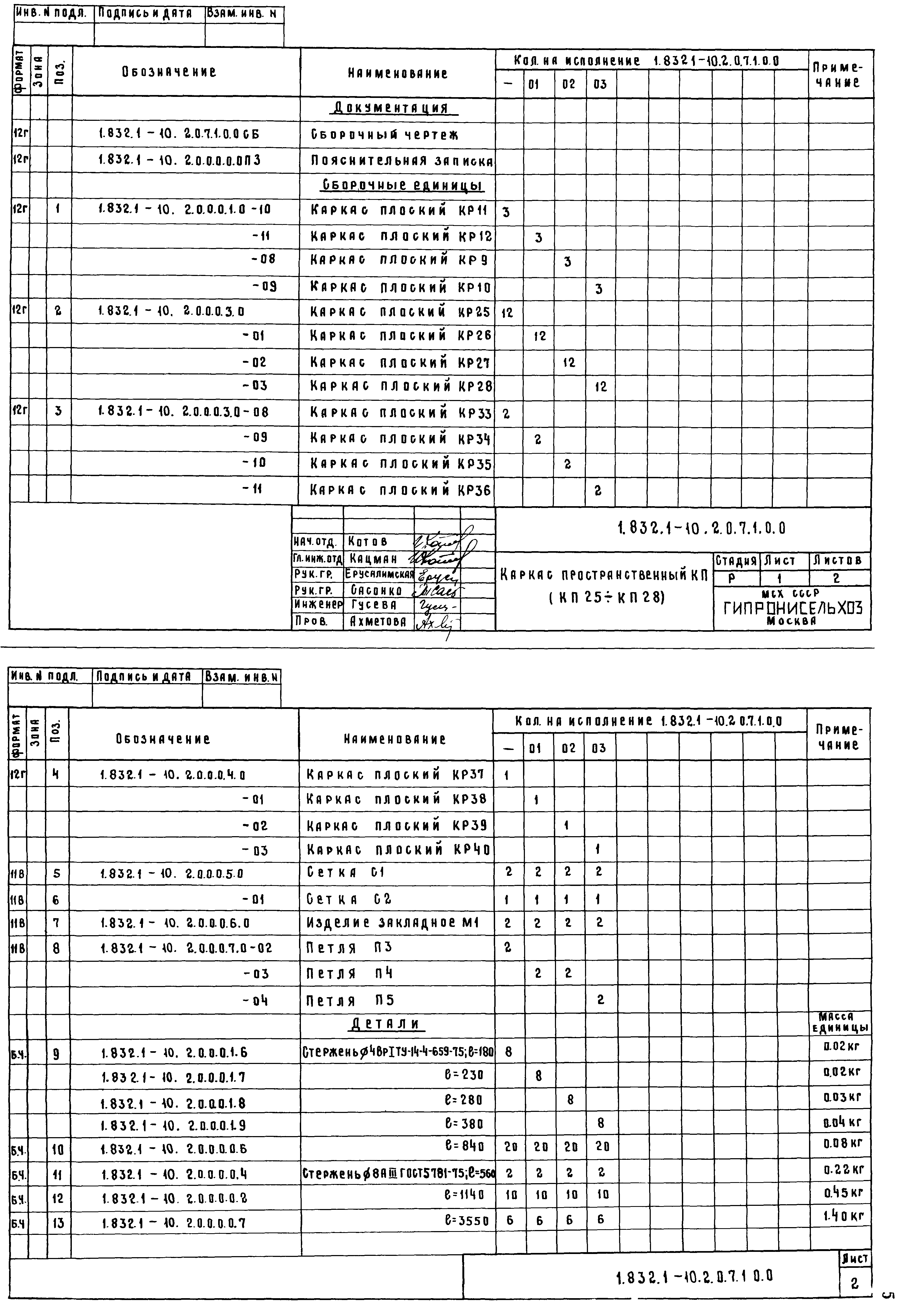 Серия 1.832.1-10