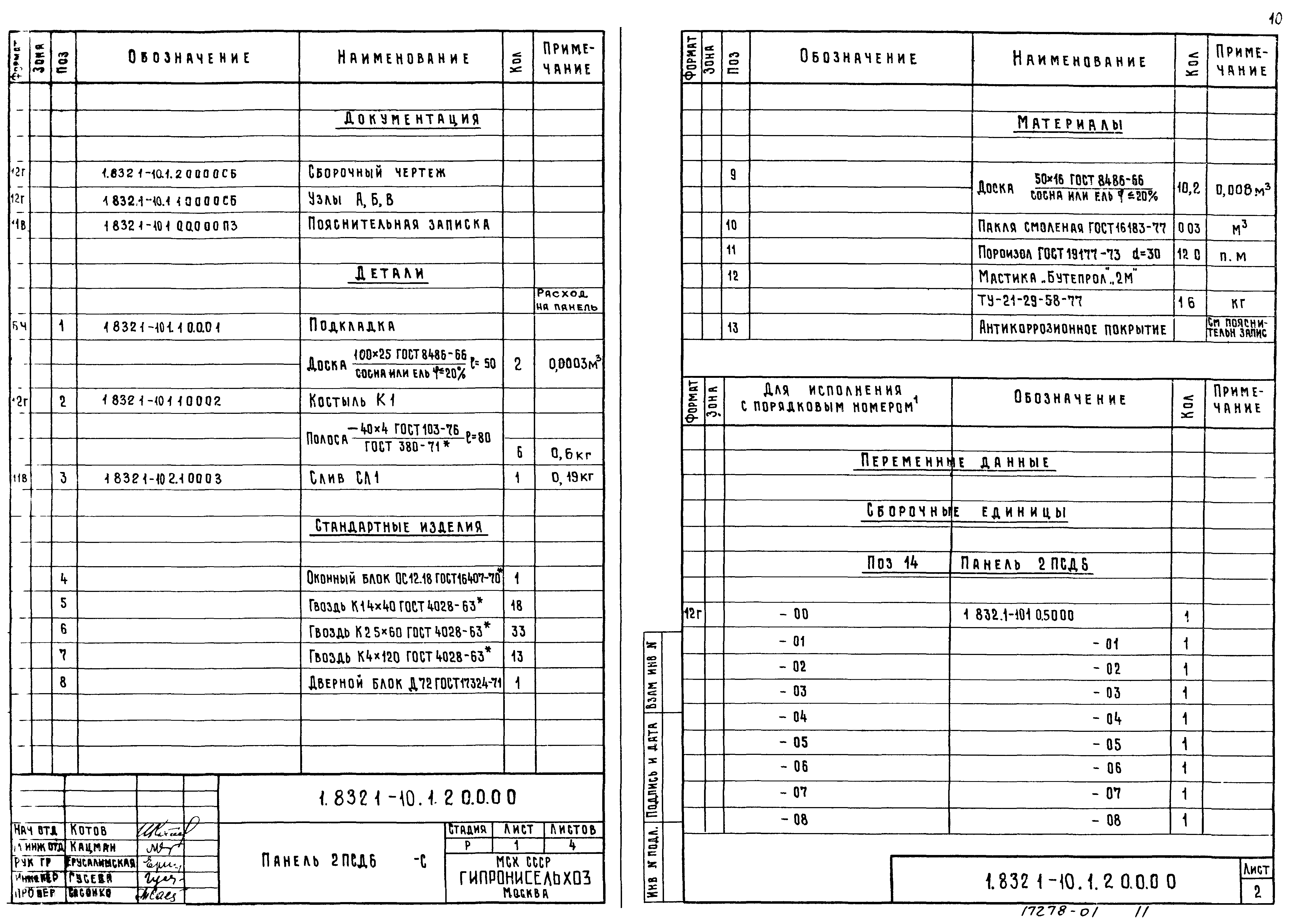 Серия 1.832.1-10