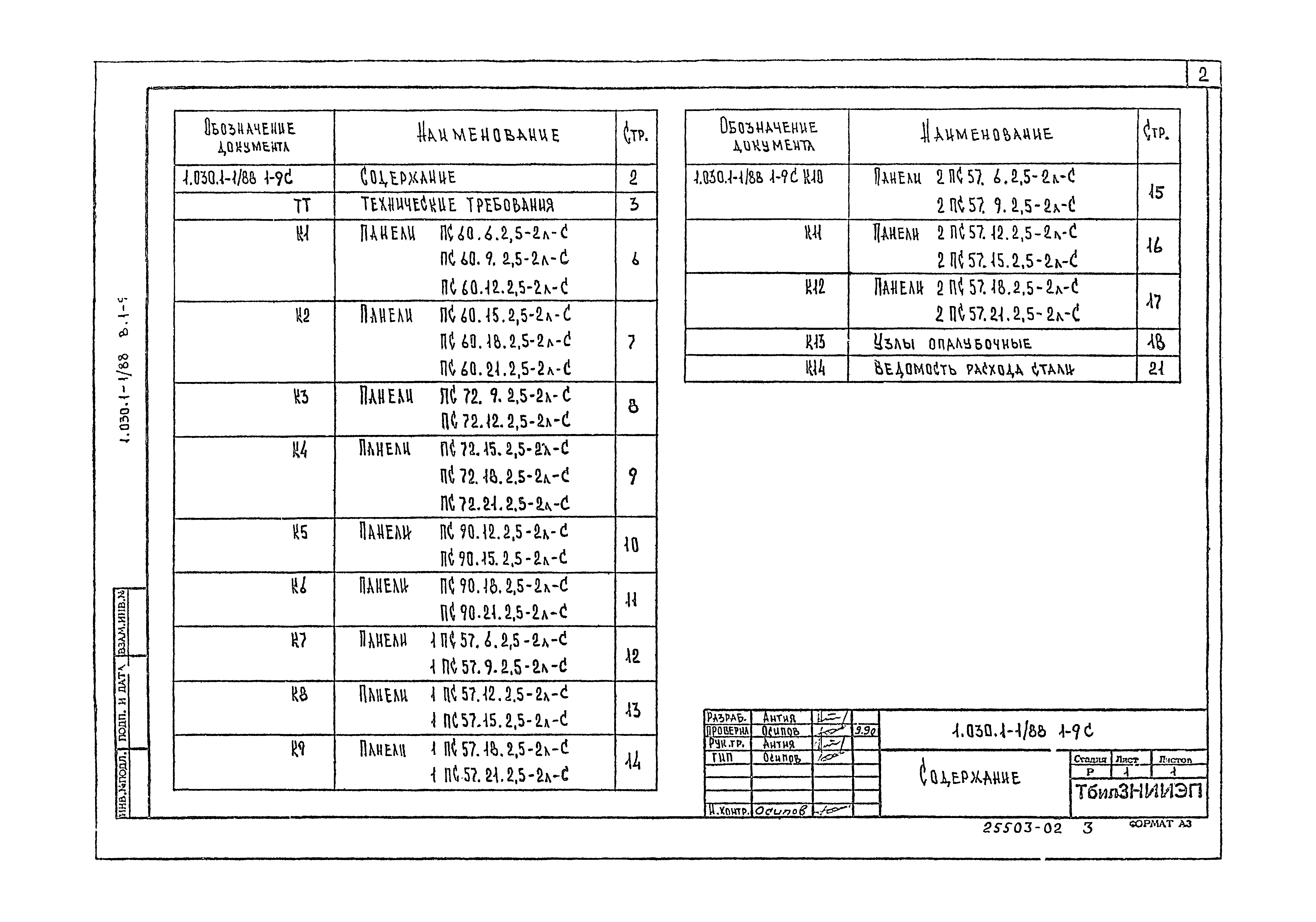 Серия 1.030.1-1/88