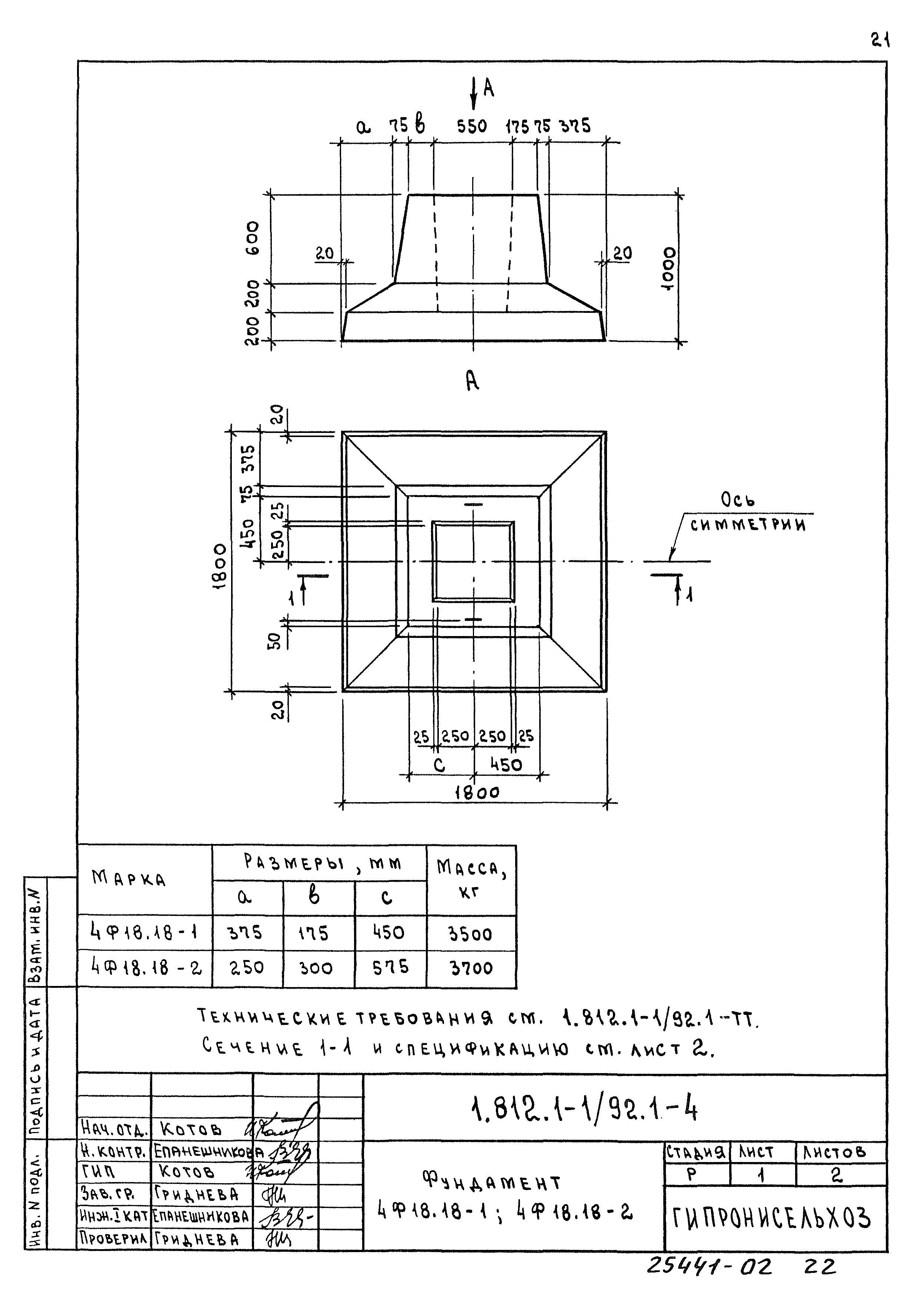 Серия 1.812.1-1/92