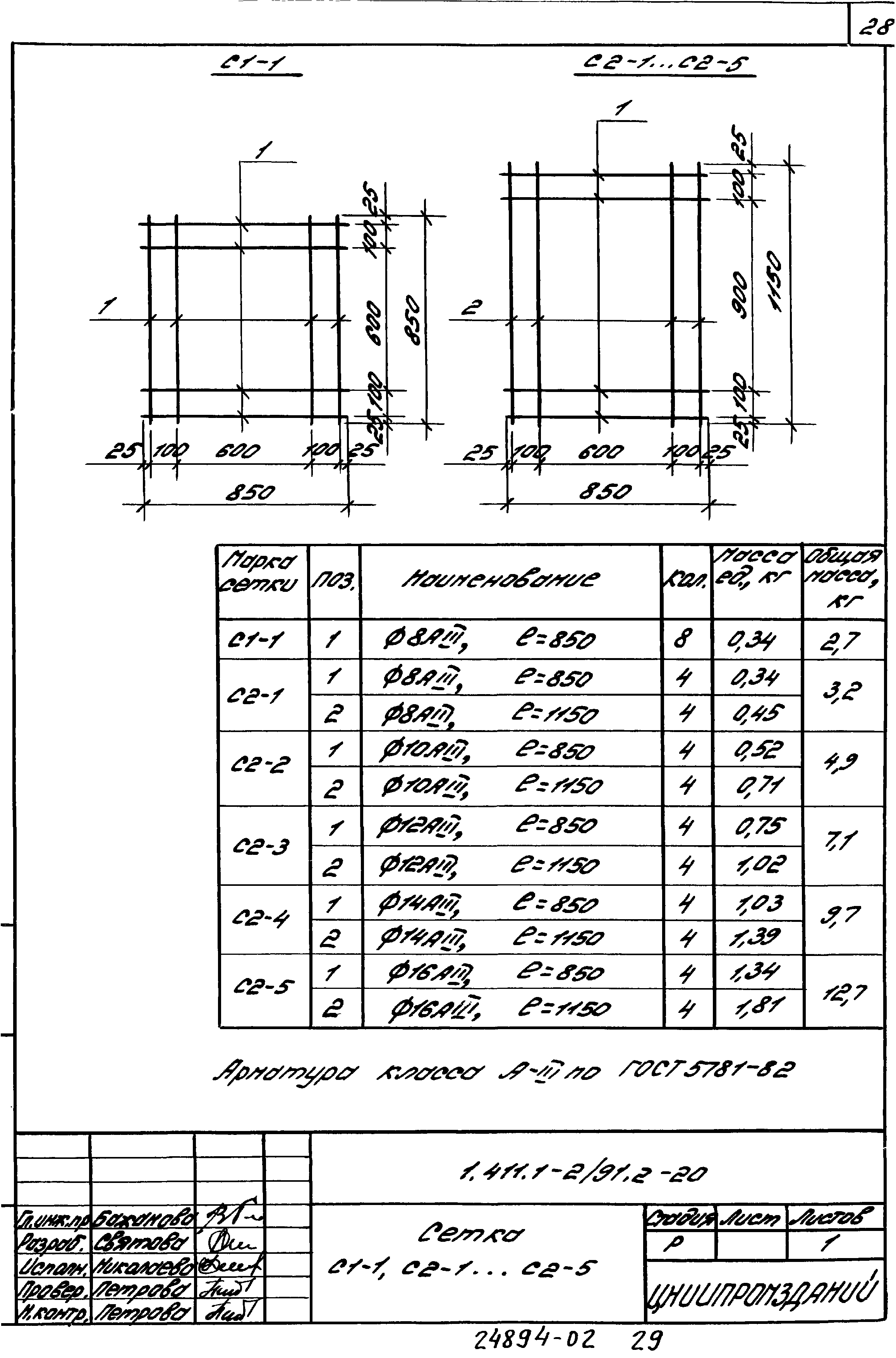 Серия 1.411.1-2/91