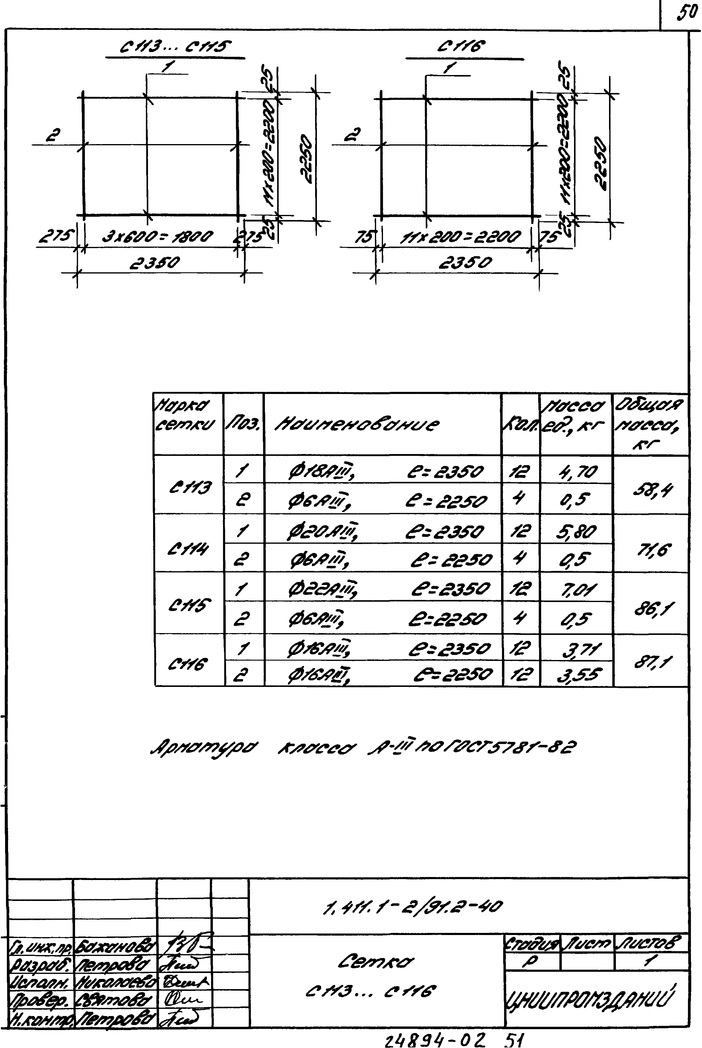 Серия 1.411.1-2/91