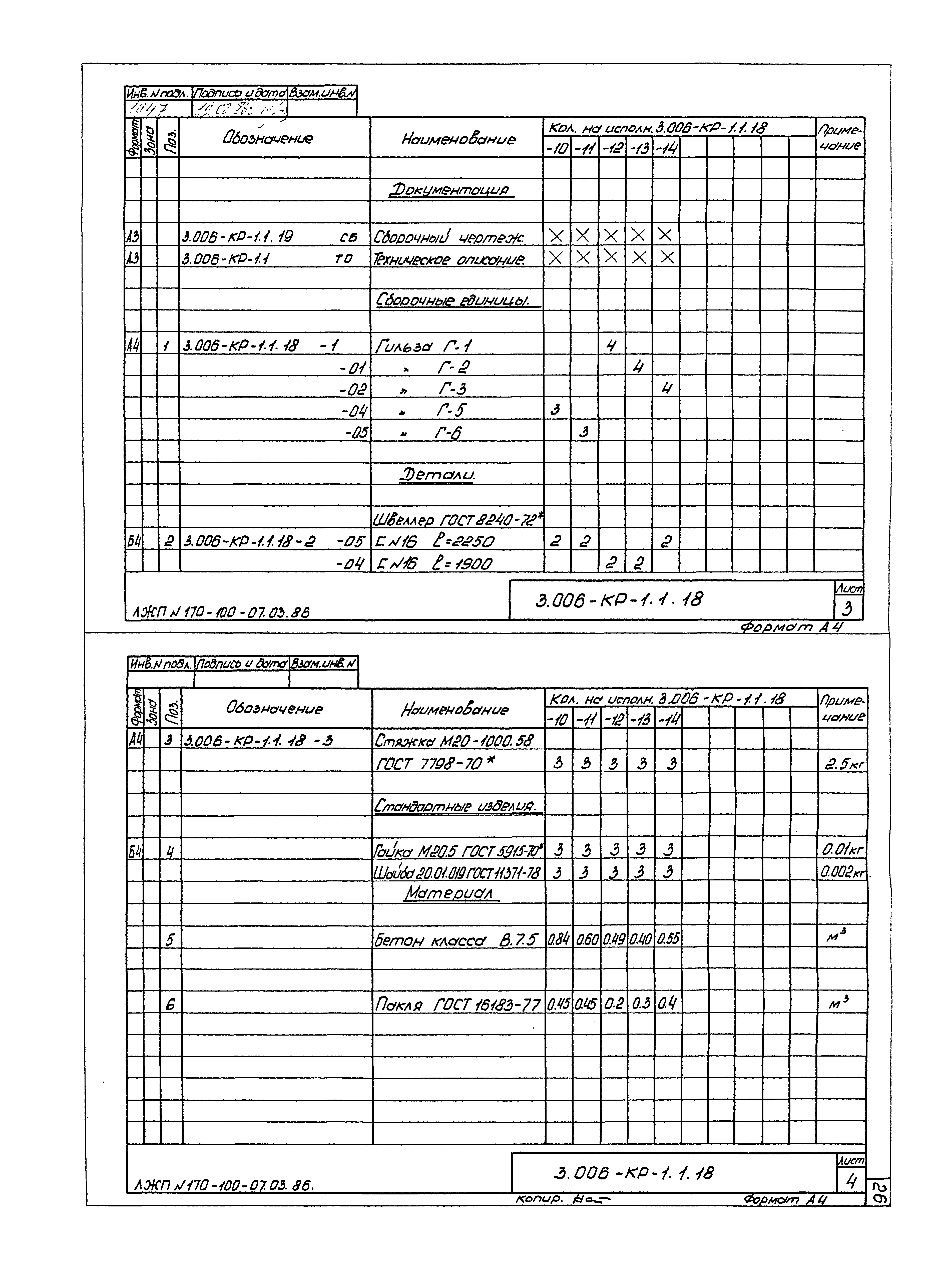 Серия 3.006-КР-1