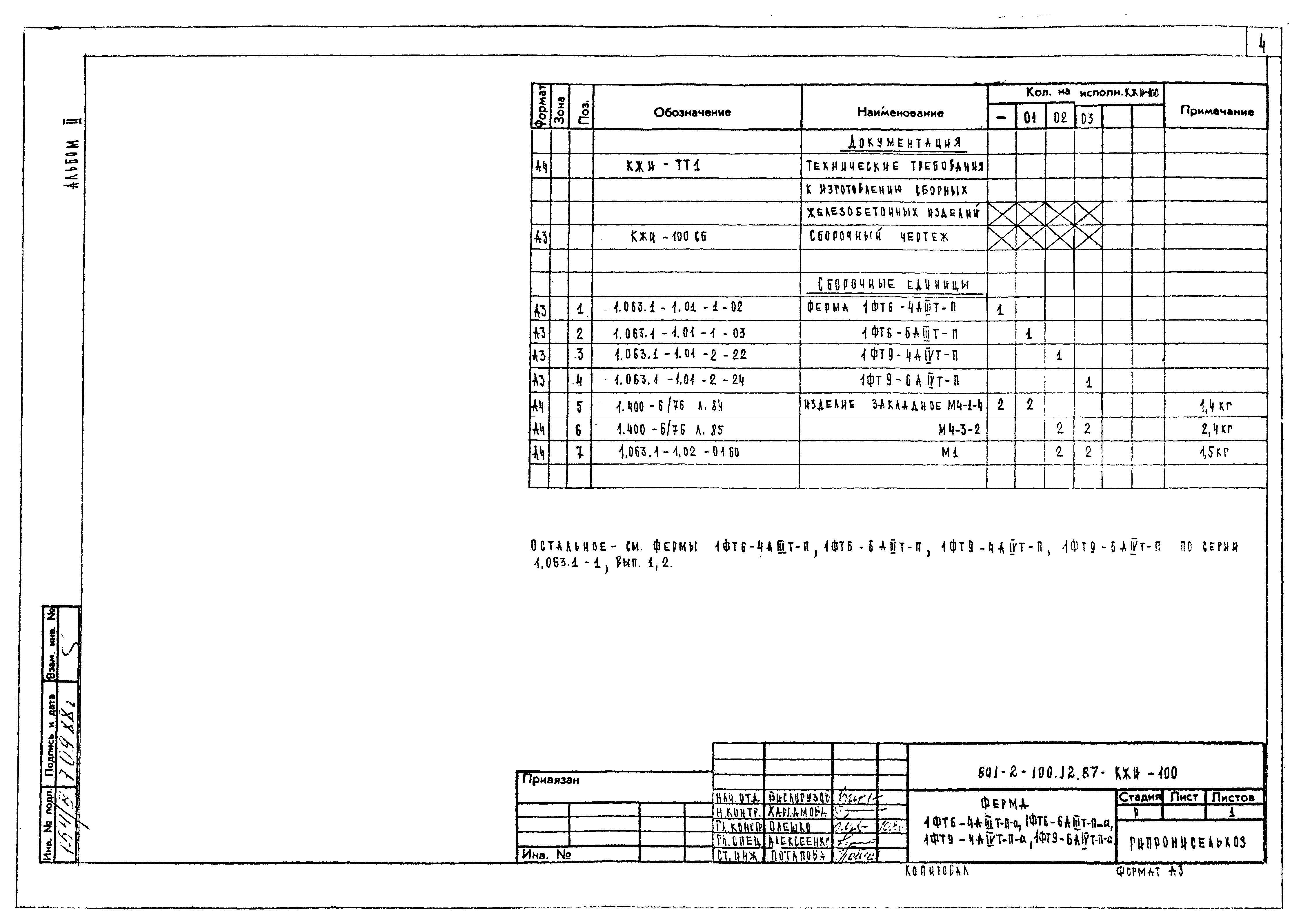 Типовой проект 801-2-100.12.87