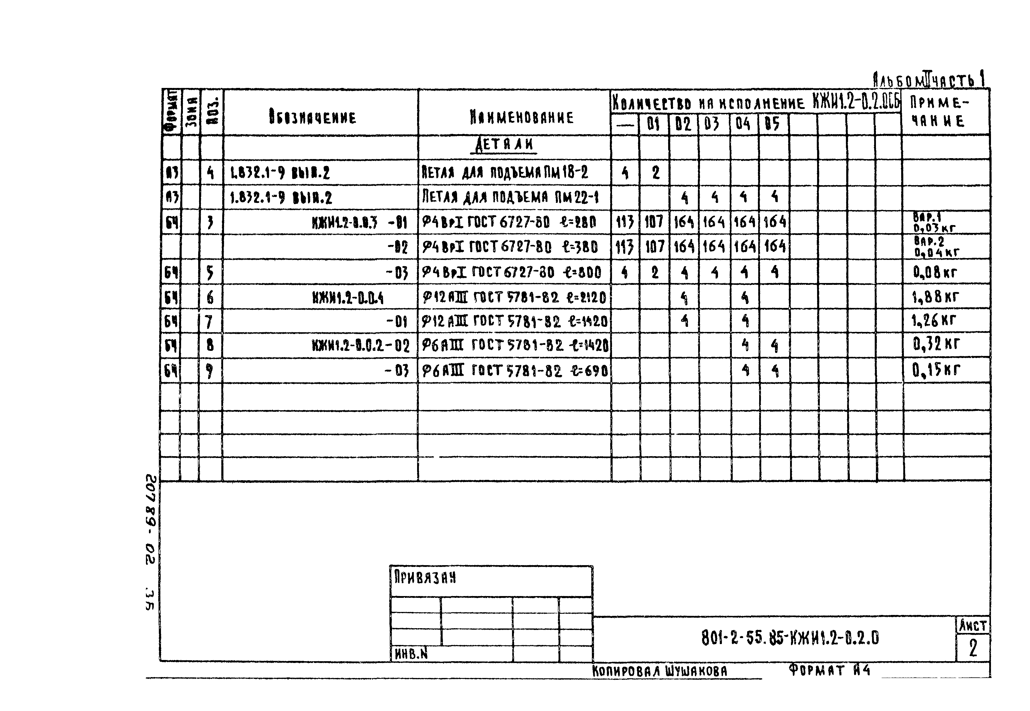 Типовой проект 801-2-55.85