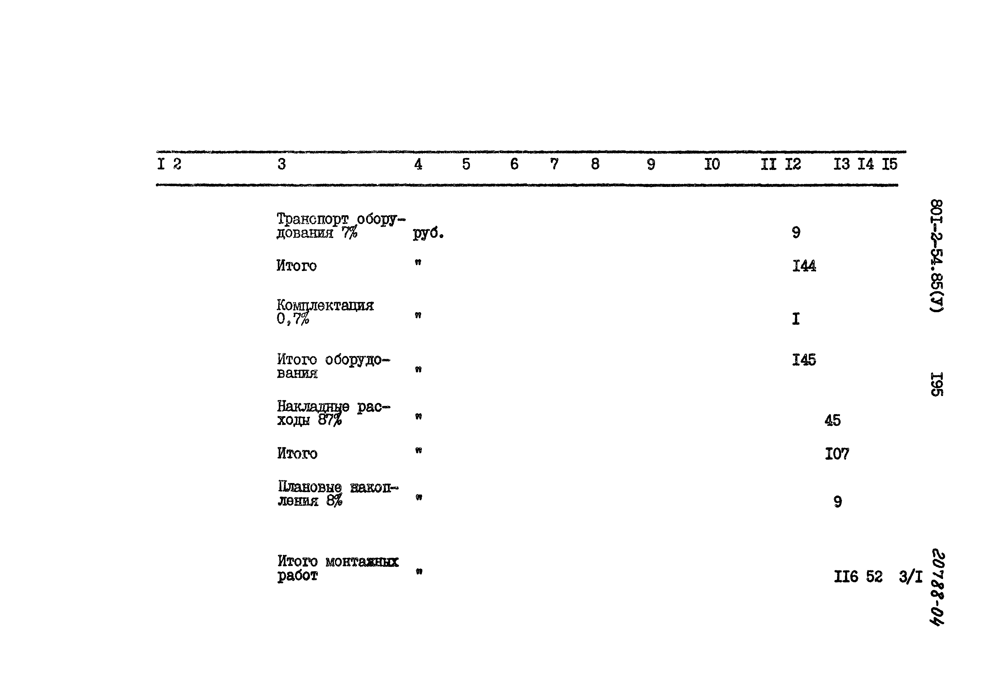 Типовой проект 801-2-54.85