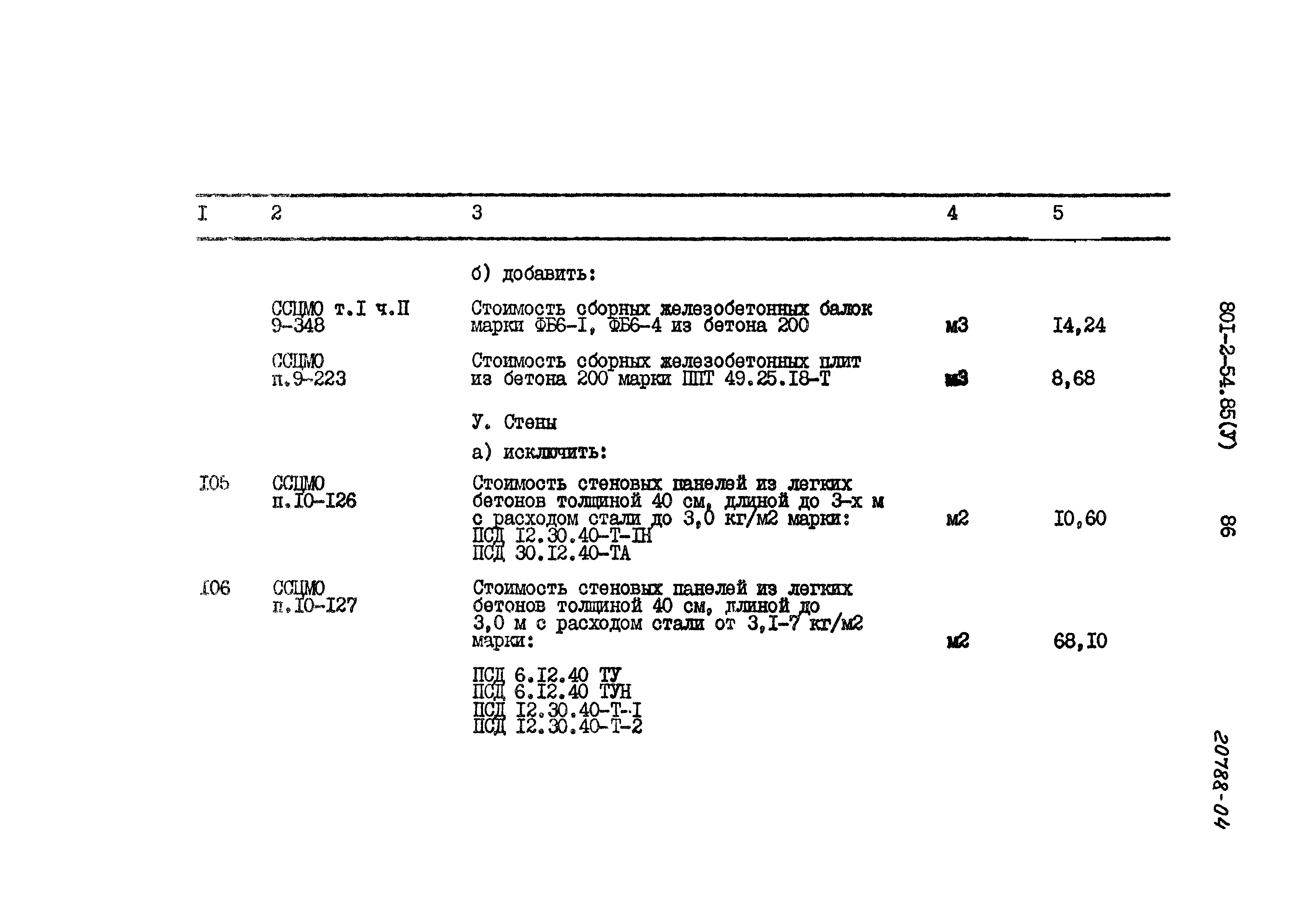 Типовой проект 801-2-54.85