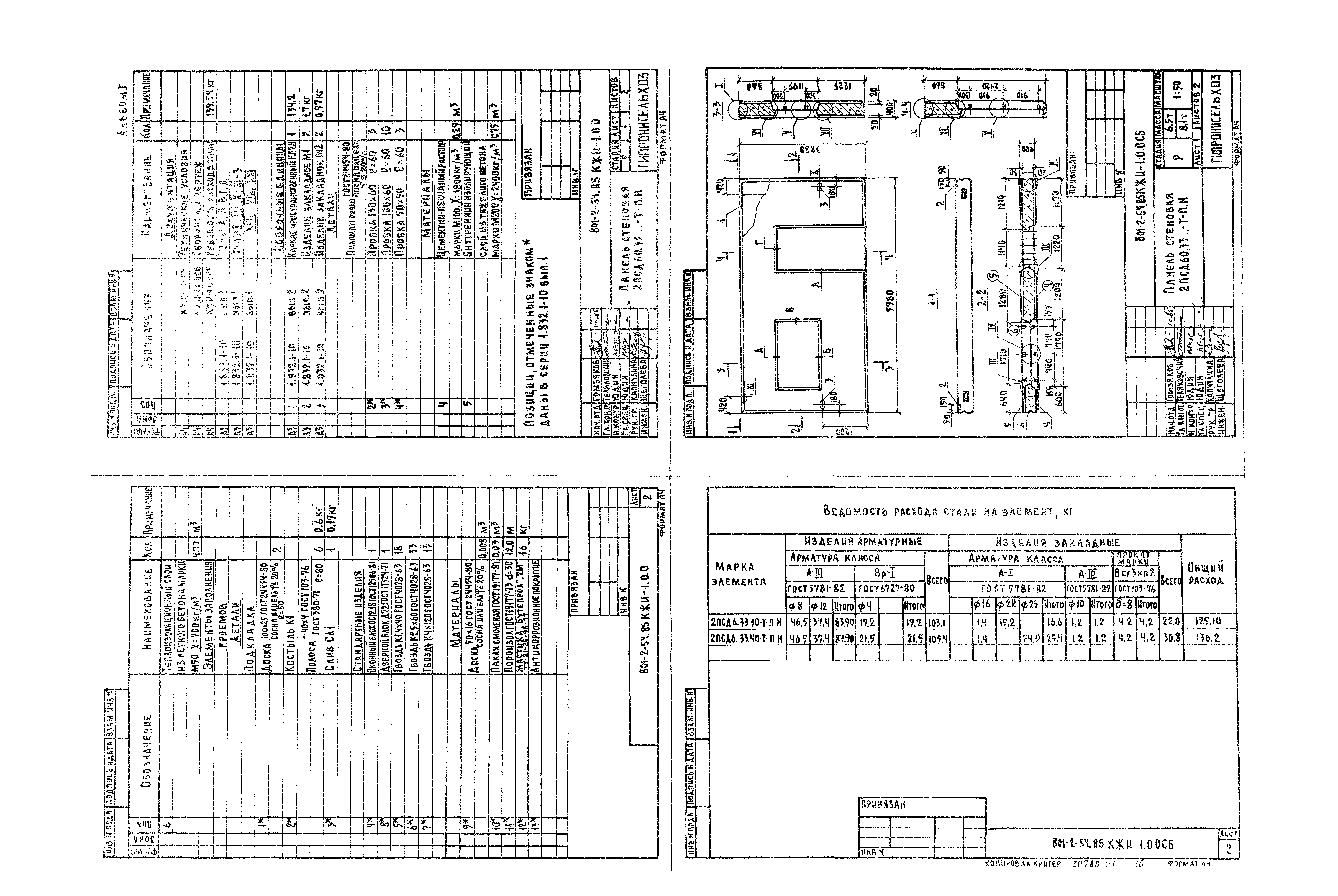 Типовой проект 801-2-54.85