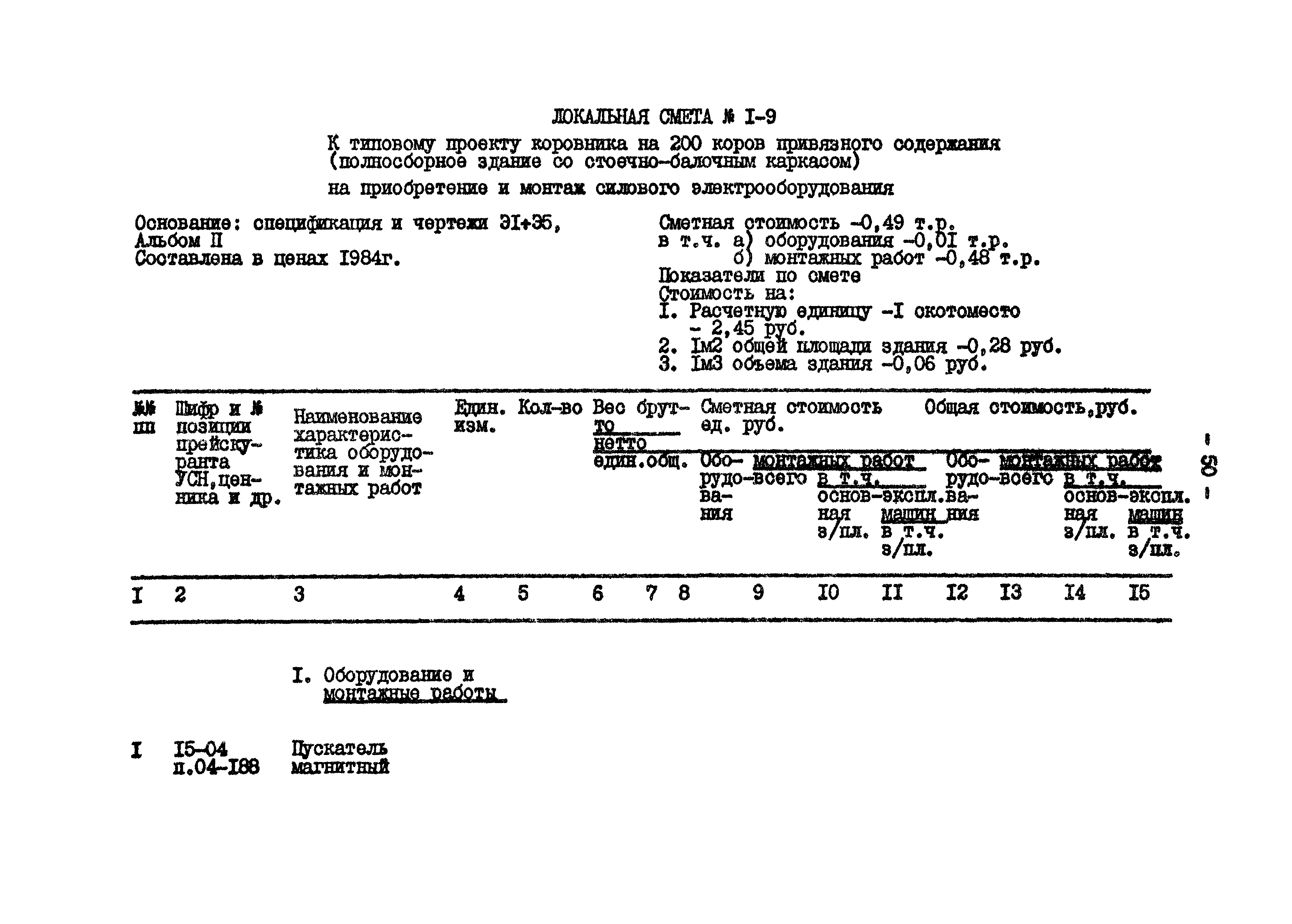 Типовой проект 801-2-65.85