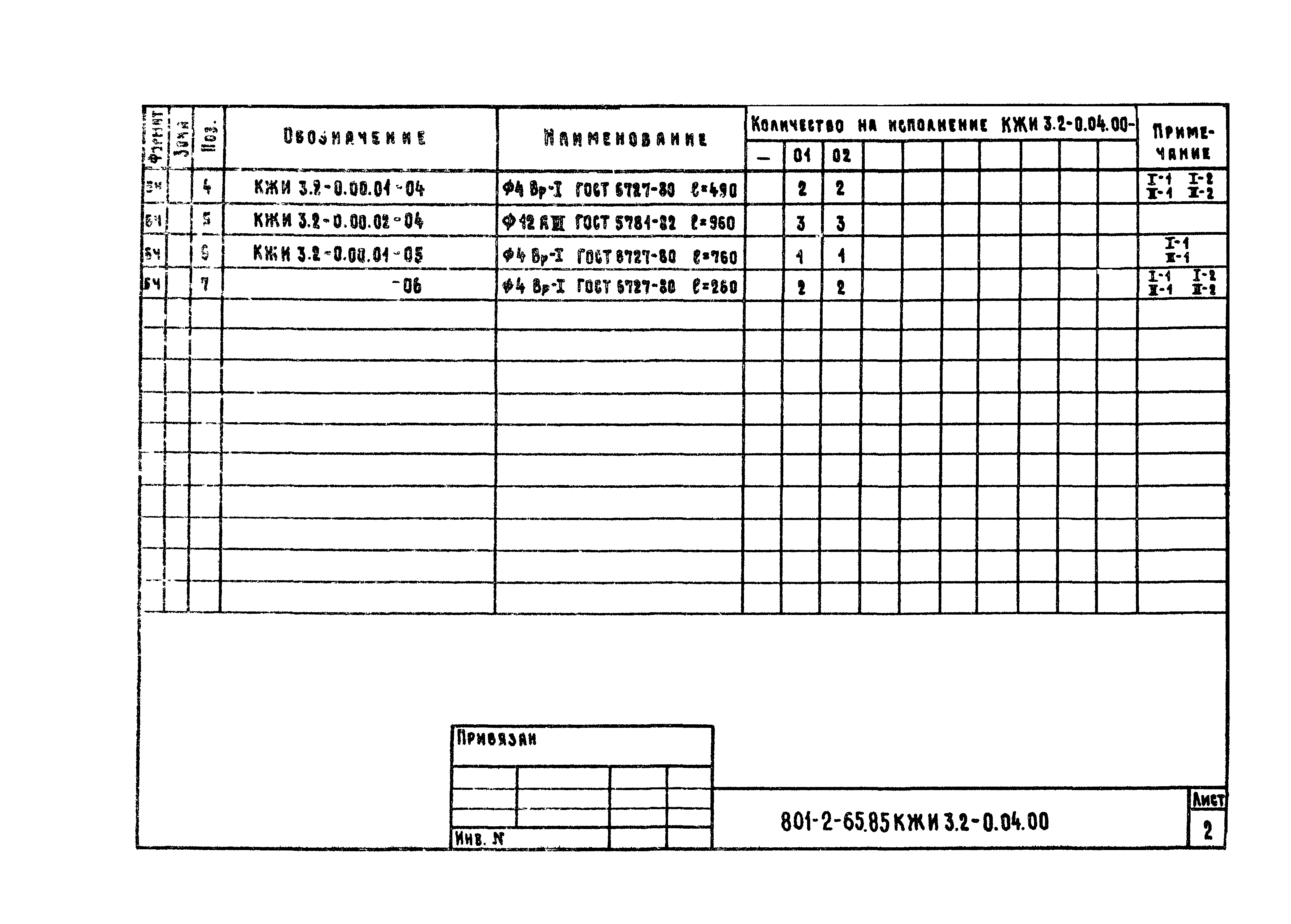 Типовой проект 801-2-65.85