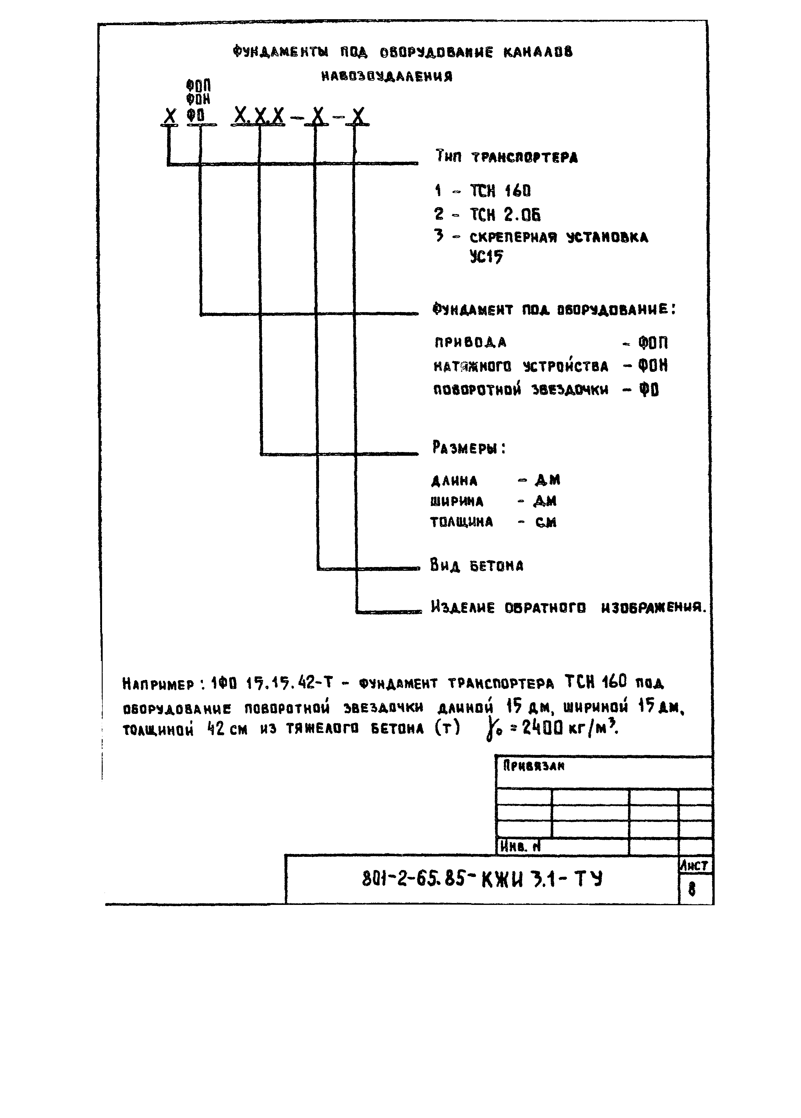 Типовой проект 801-2-65.85