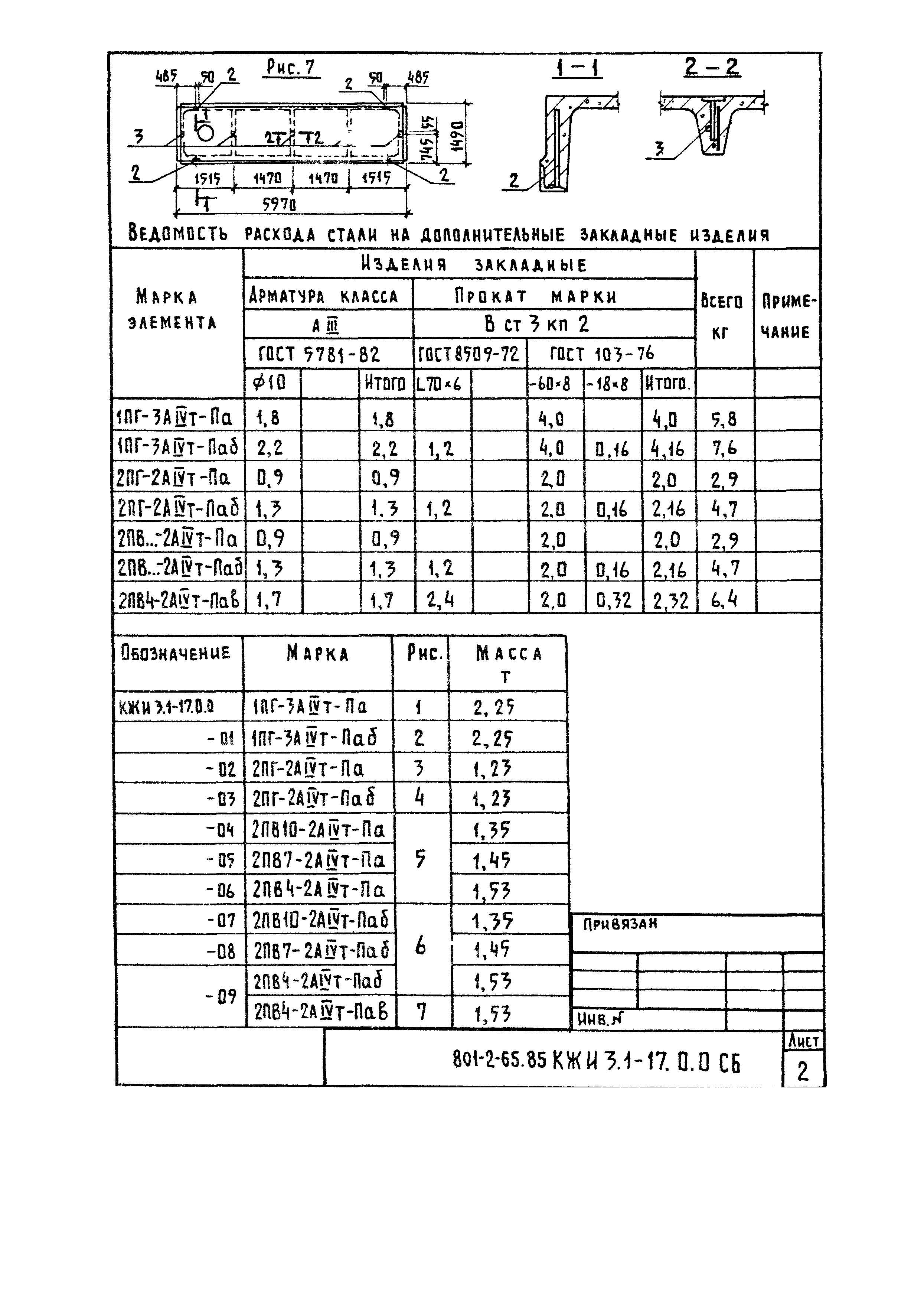 Типовой проект 801-2-65.85