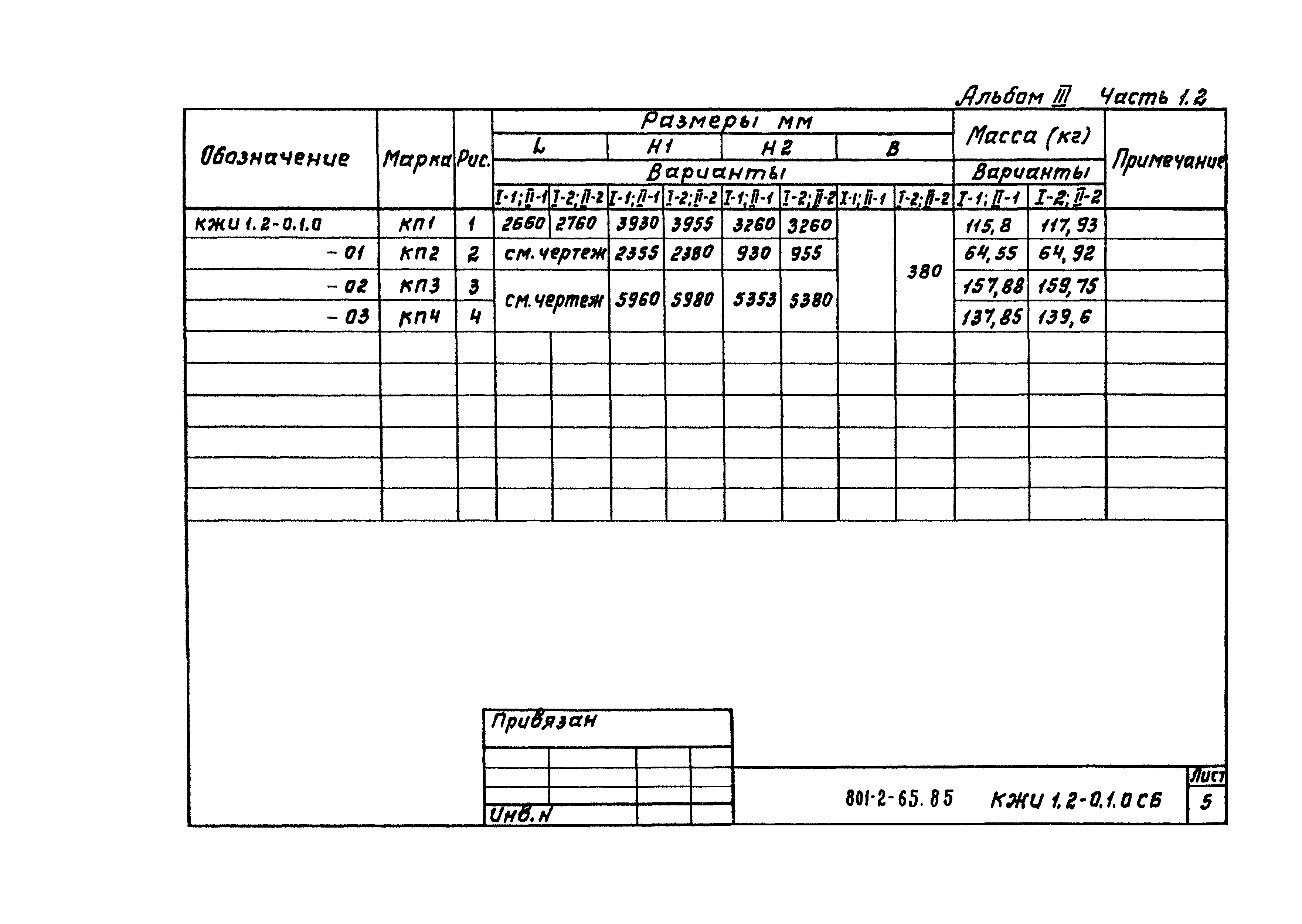 Типовой проект 801-2-65.85