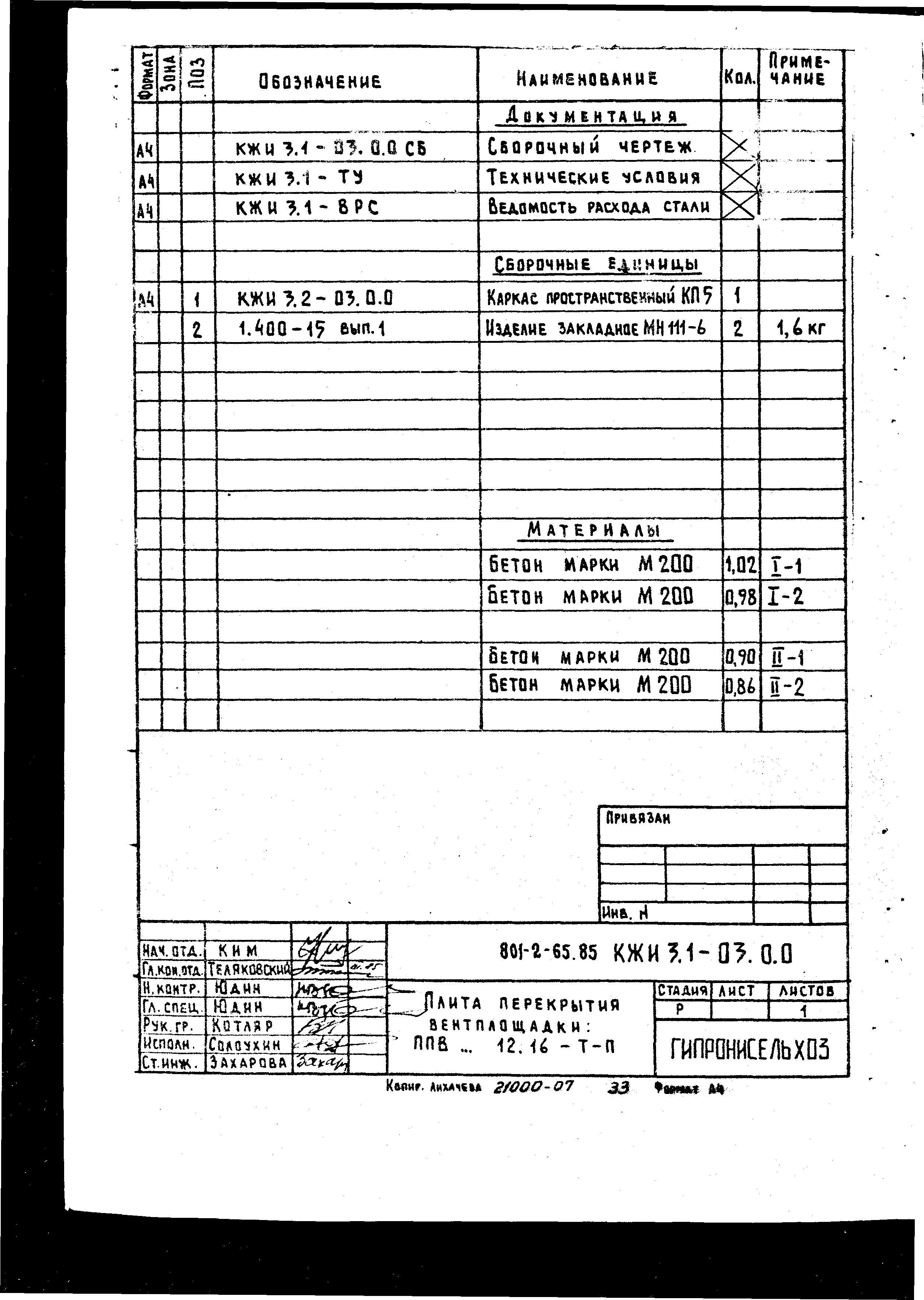 Типовой проект 801-2-64.85