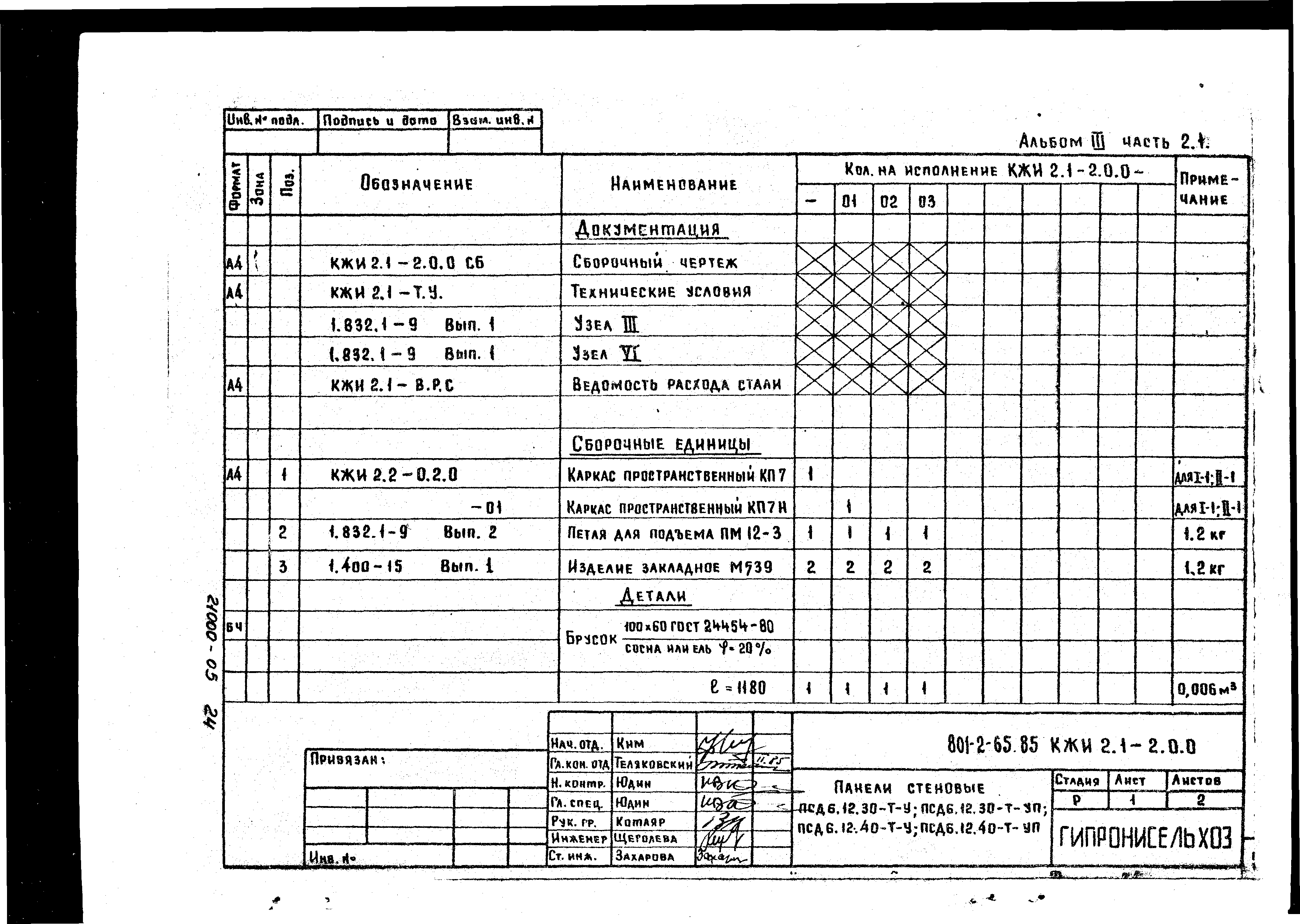 Типовой проект 801-2-64.85