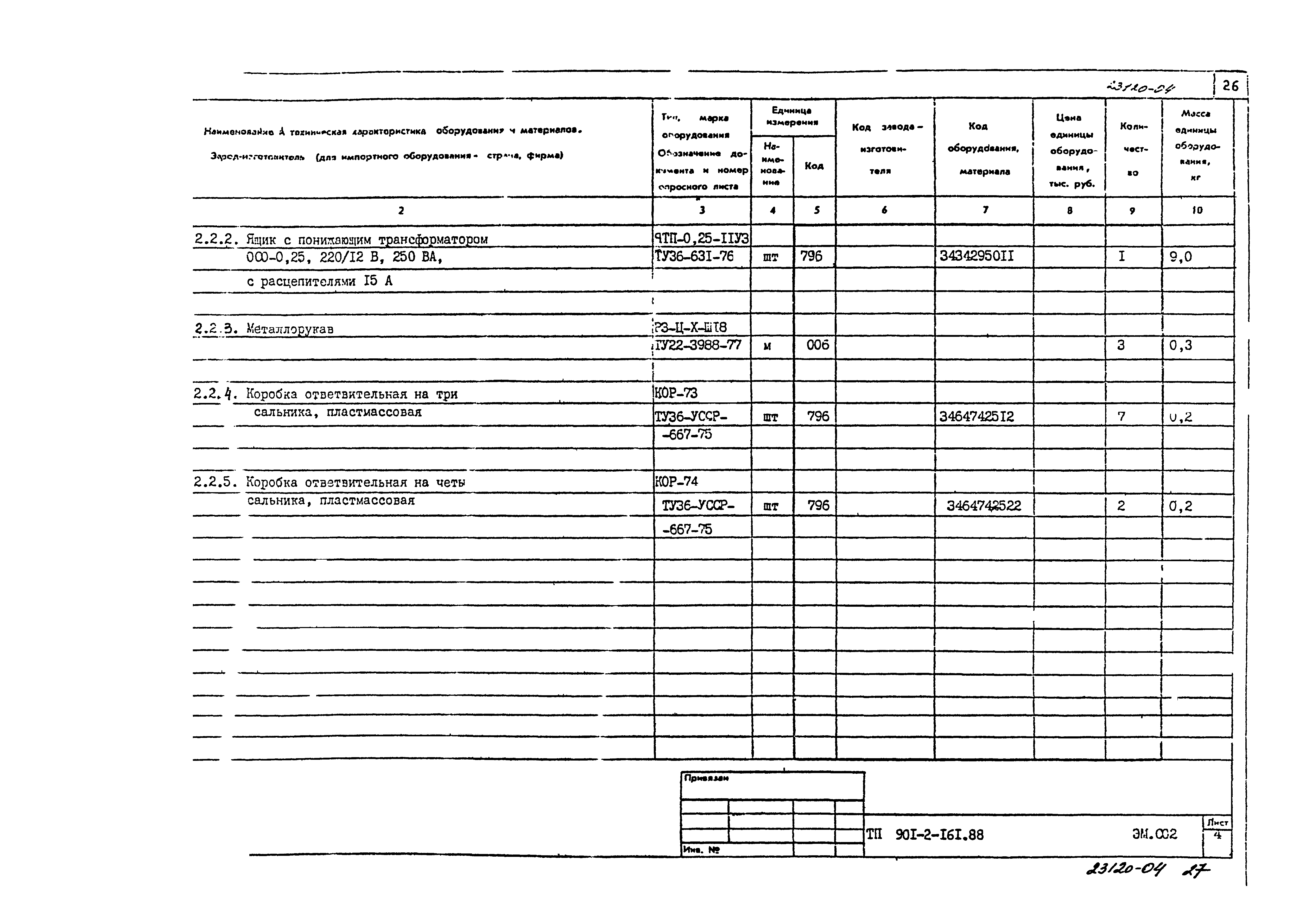 Типовой проект 901-2-161.88