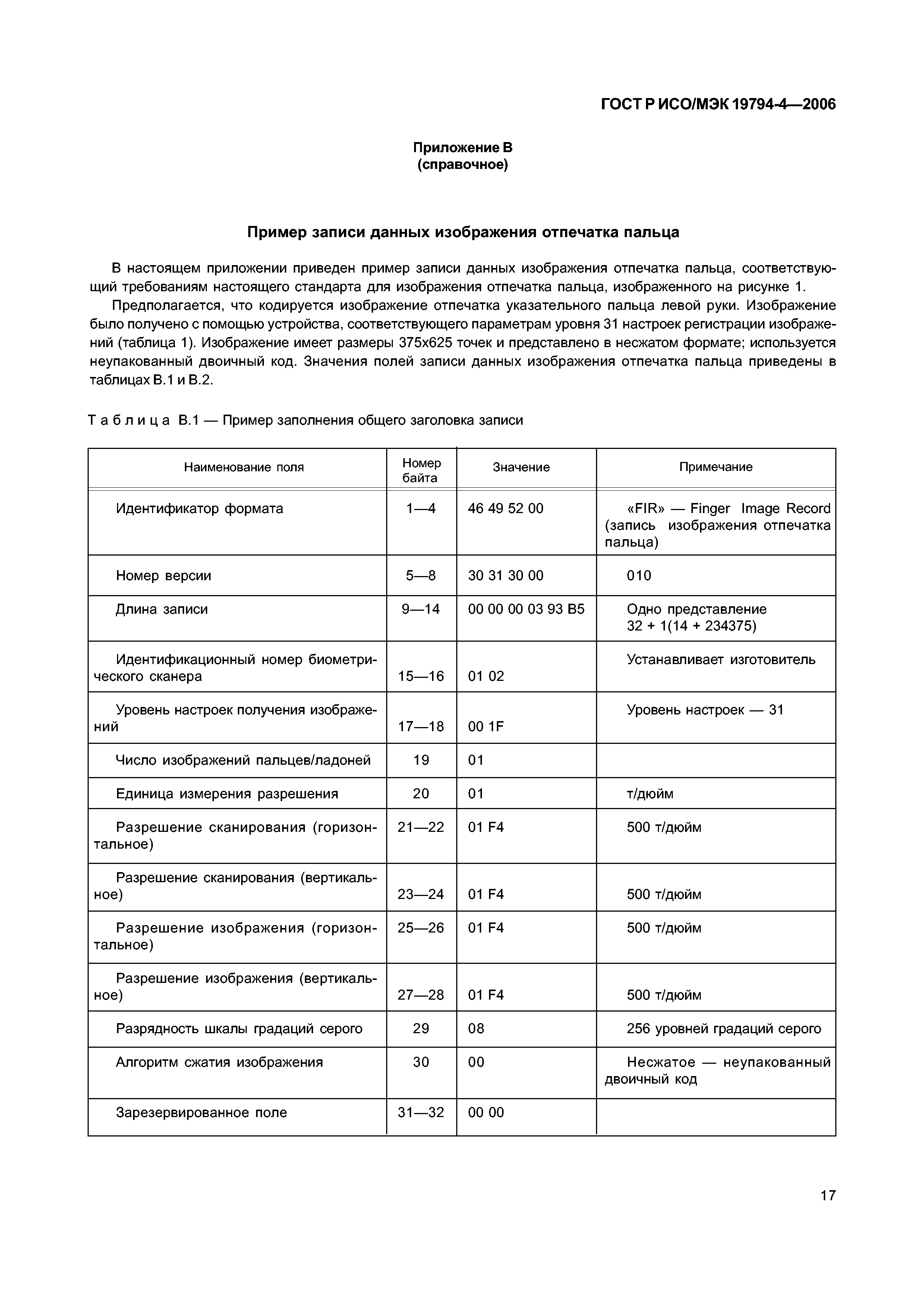 ГОСТ Р ИСО/МЭК 19794-4-2006