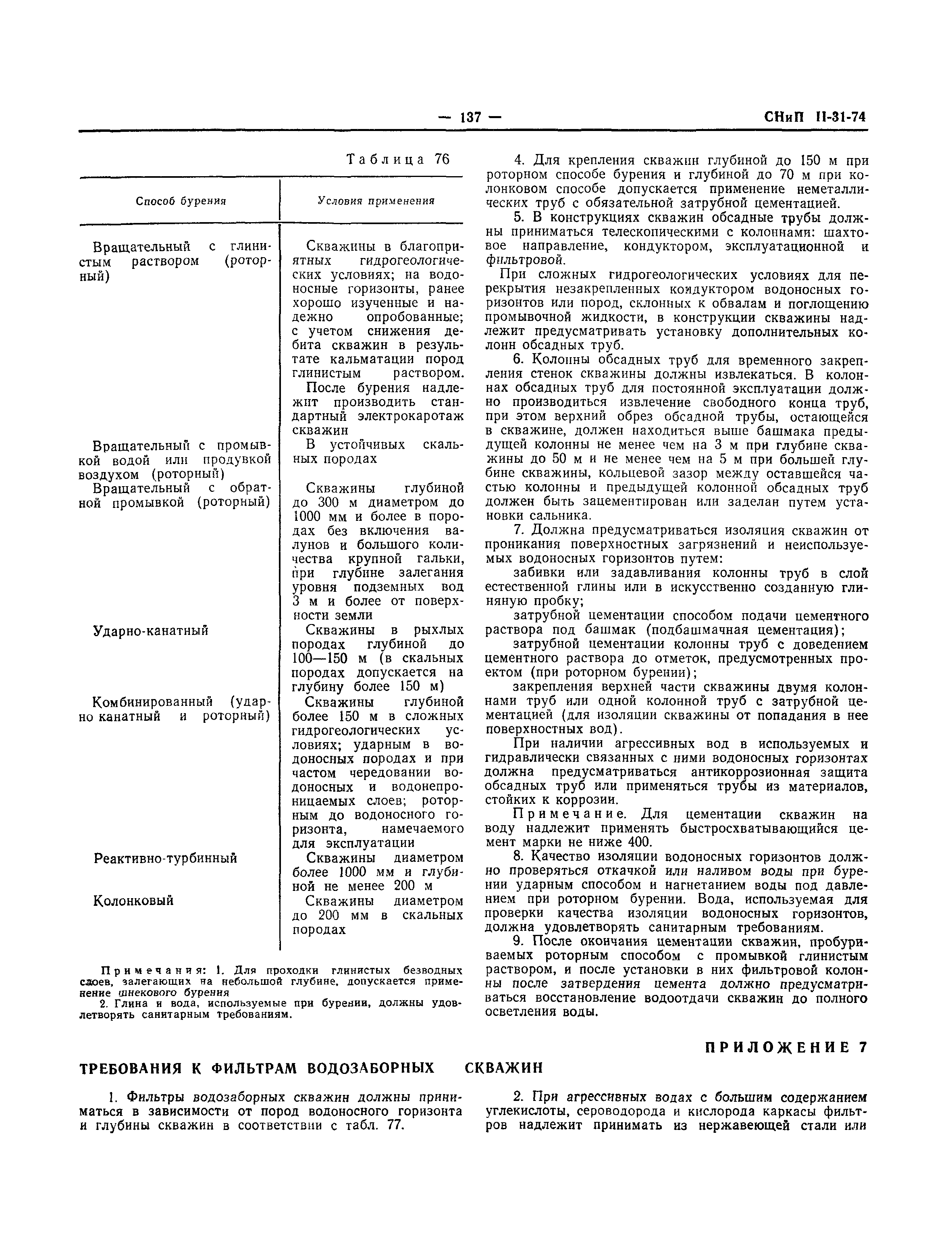 СНиП II-31-74