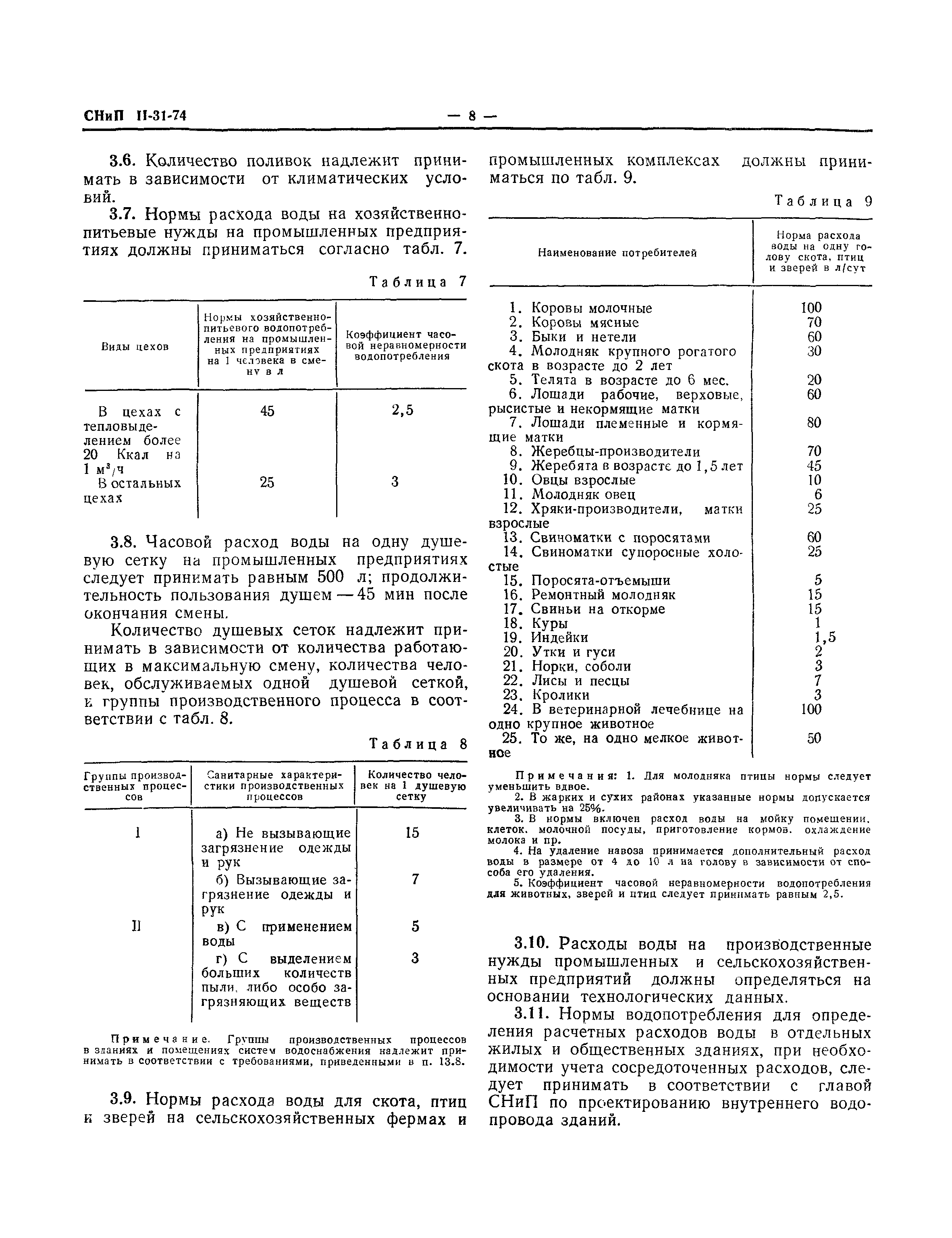 СНиП II-31-74