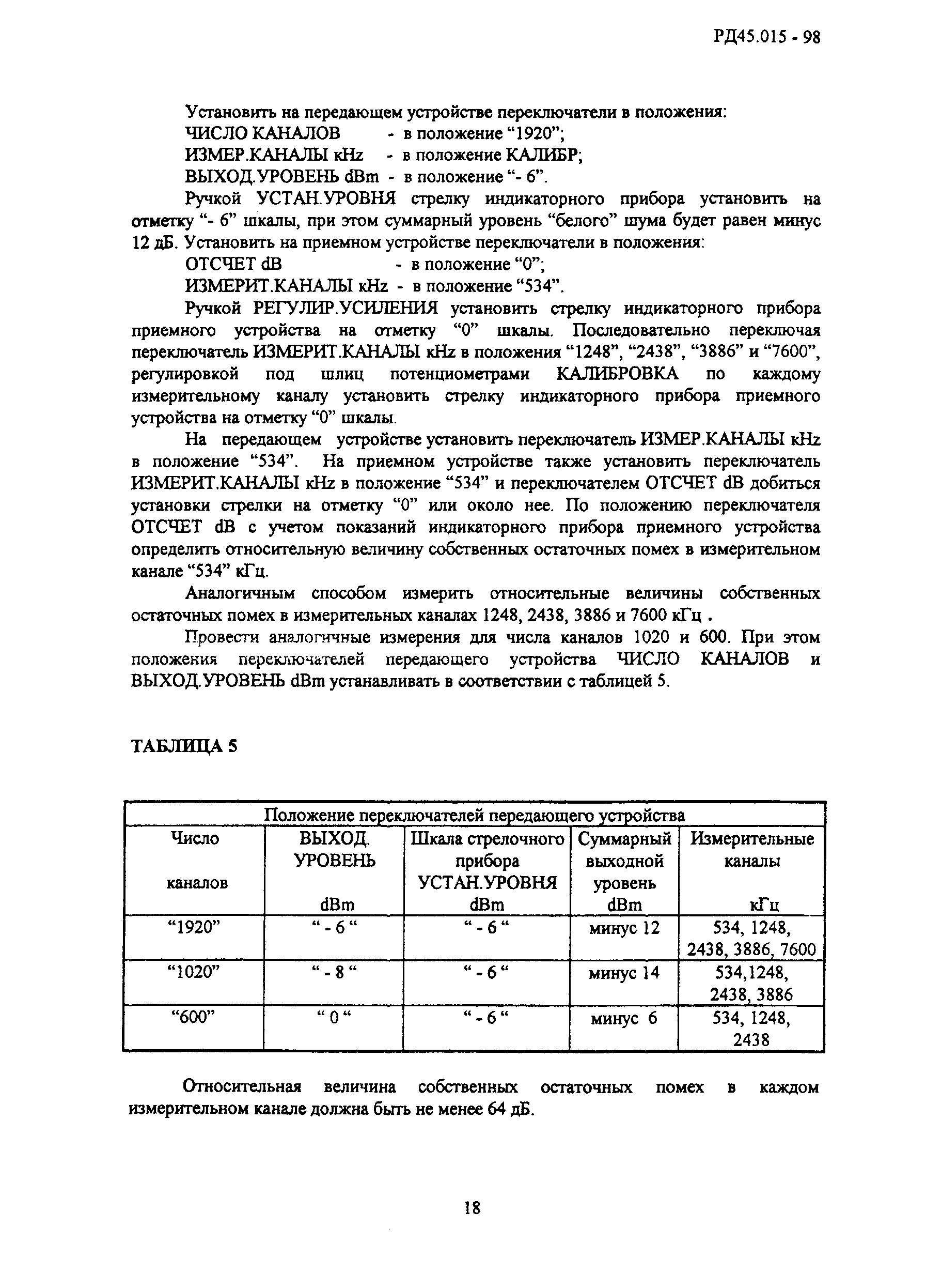 РД 45.015-98