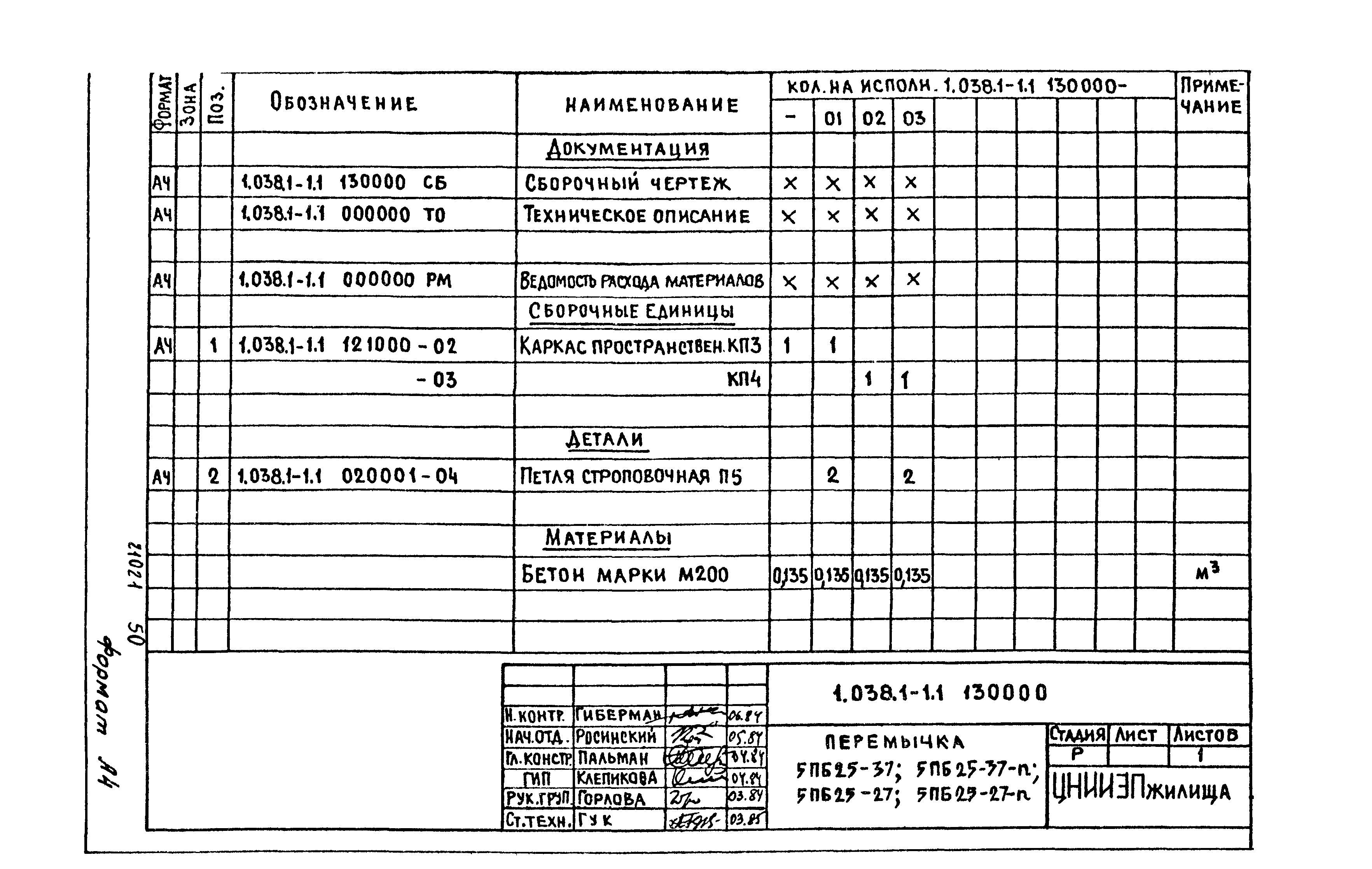 Серия 1.038.1-1