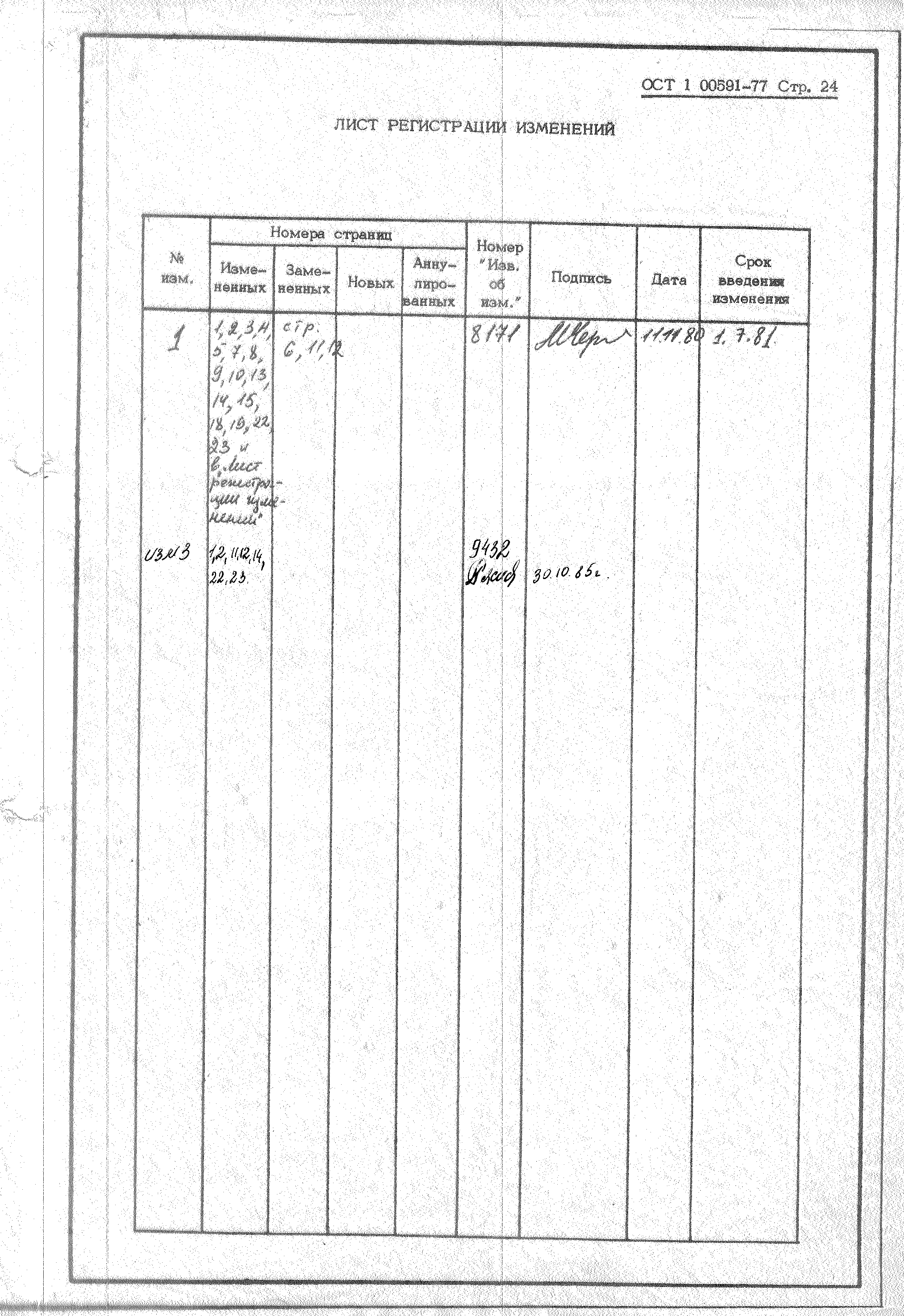 ОСТ 1 00591-77