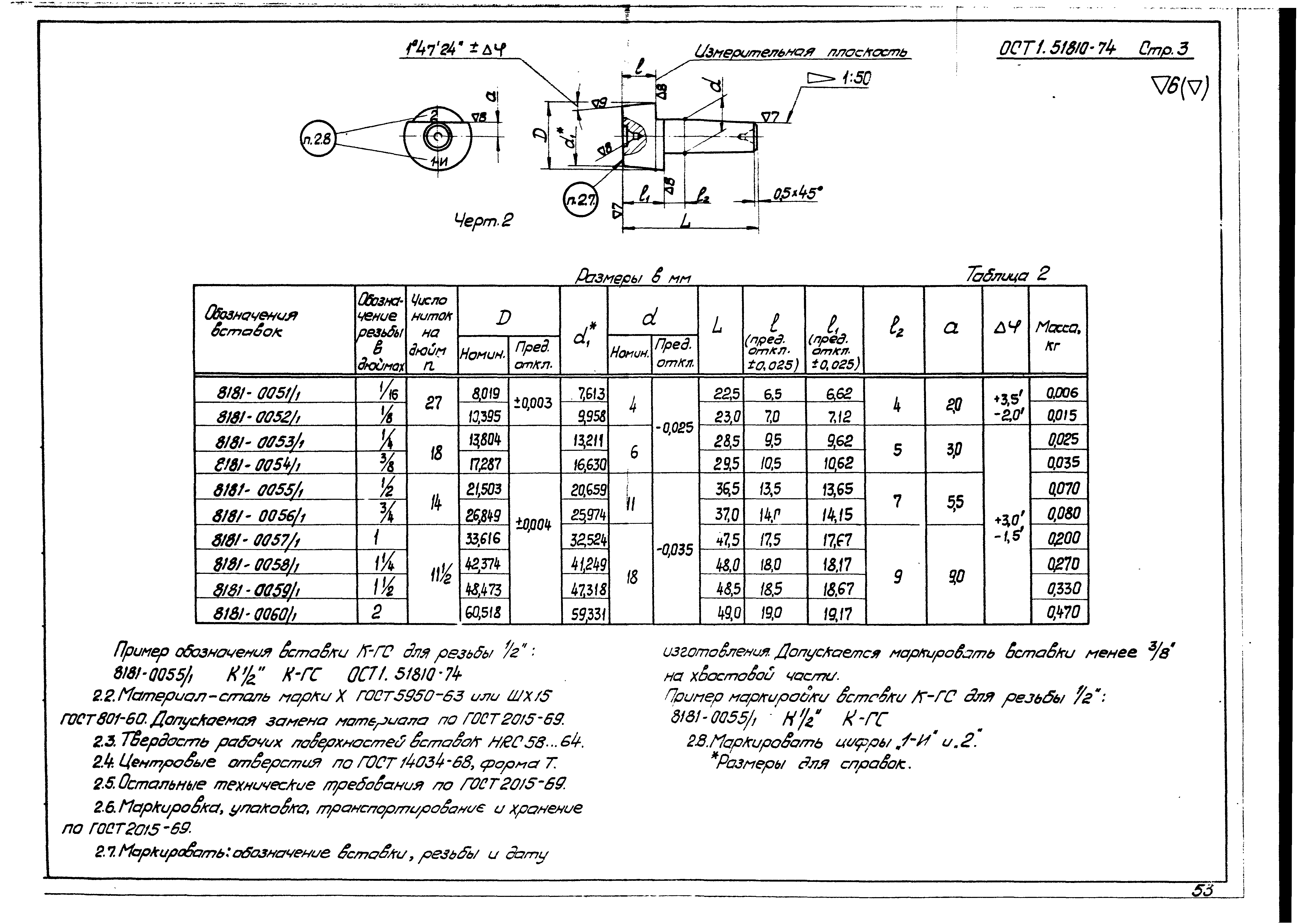 ОСТ 1 51810-74