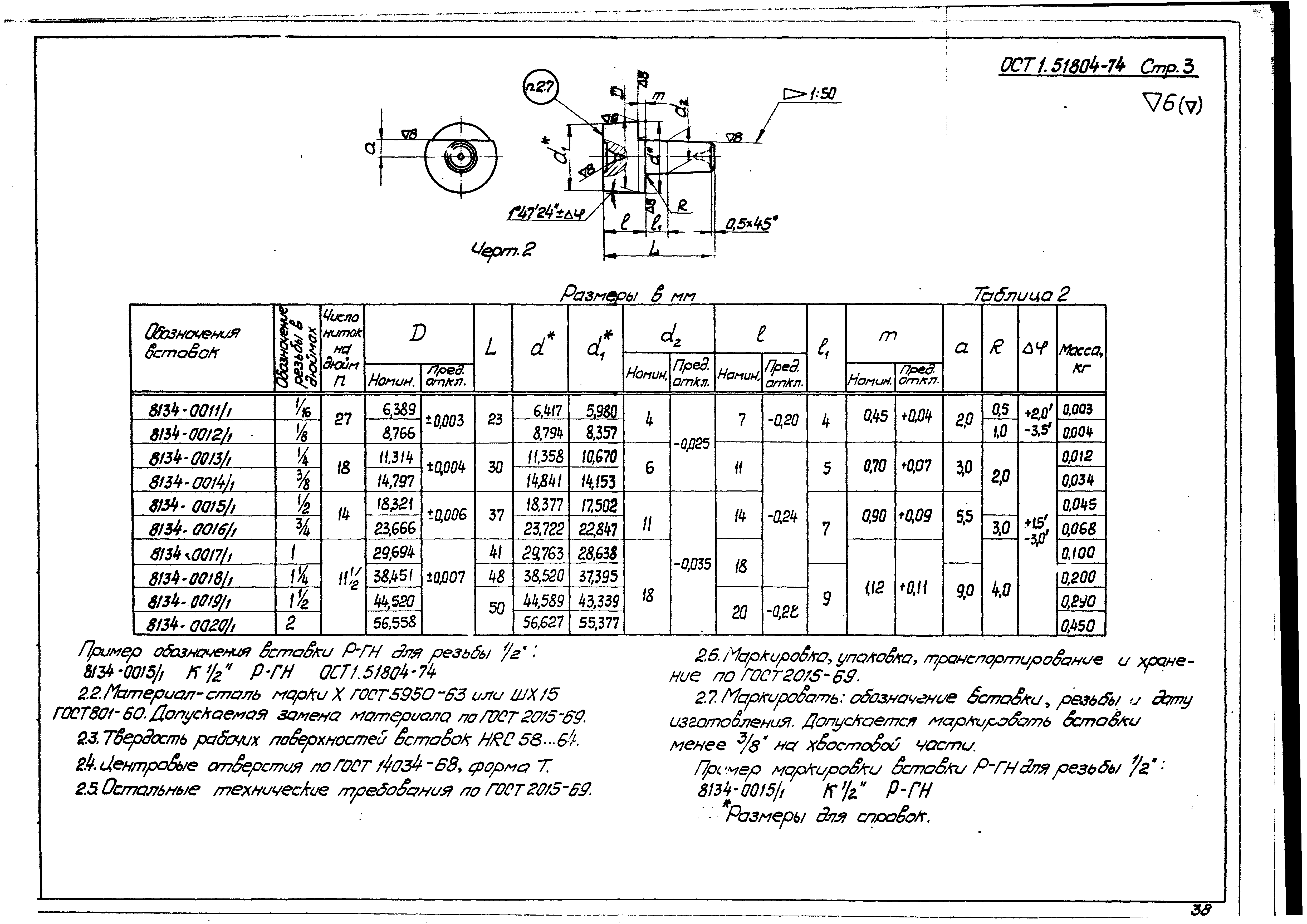 ОСТ 1 51804-74