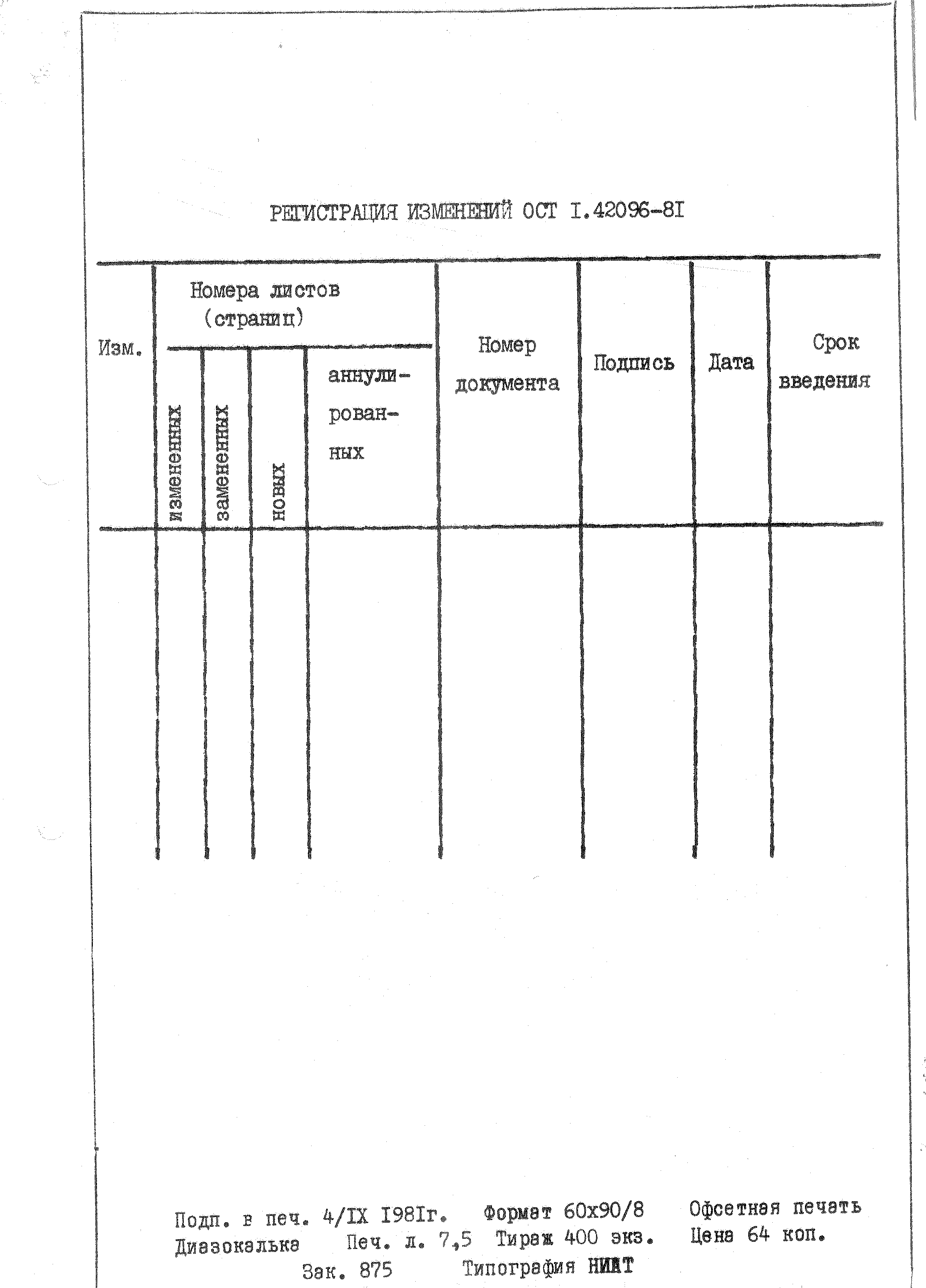 ОСТ 1 42096-81