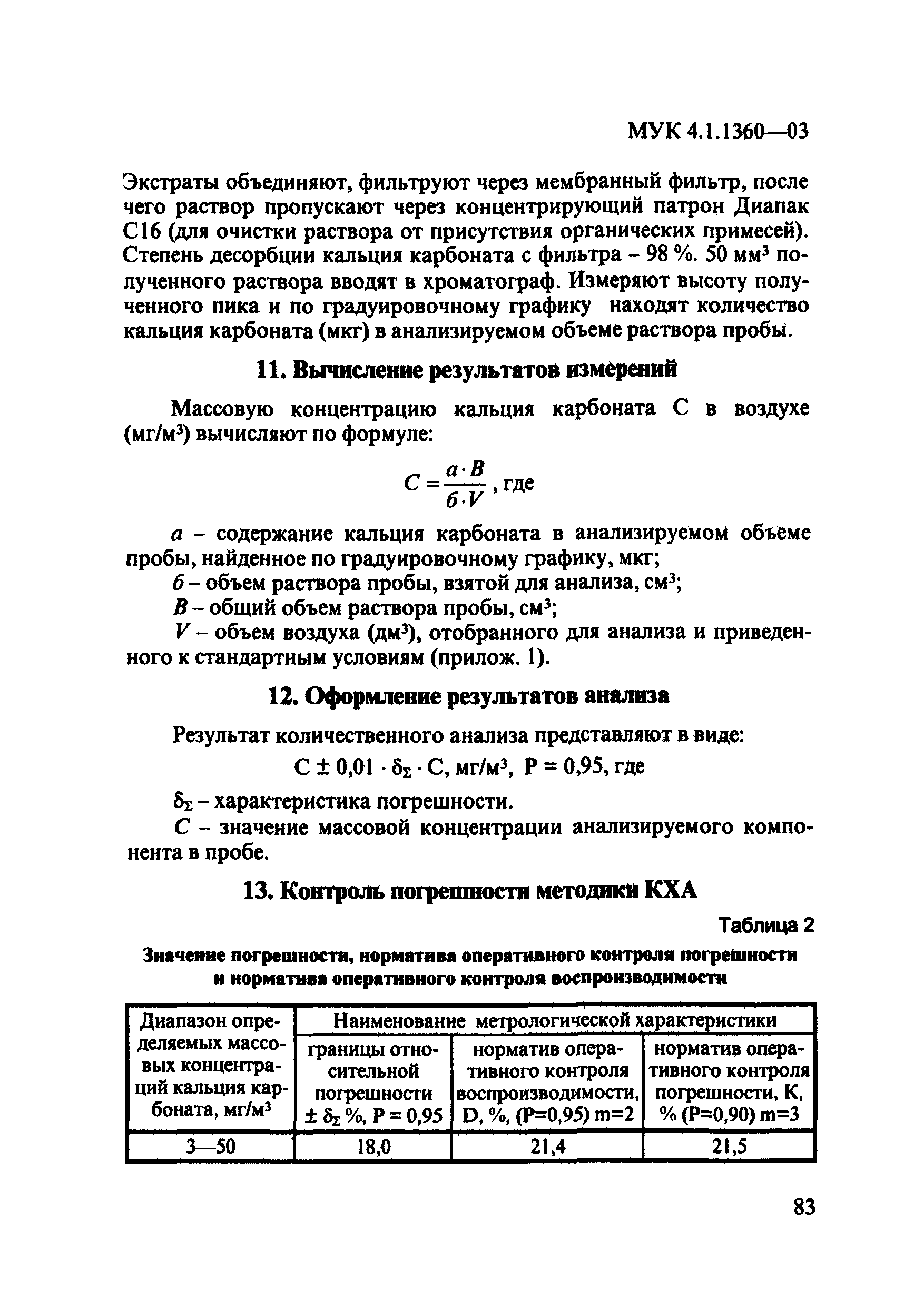 МУК 4.1.1360-03