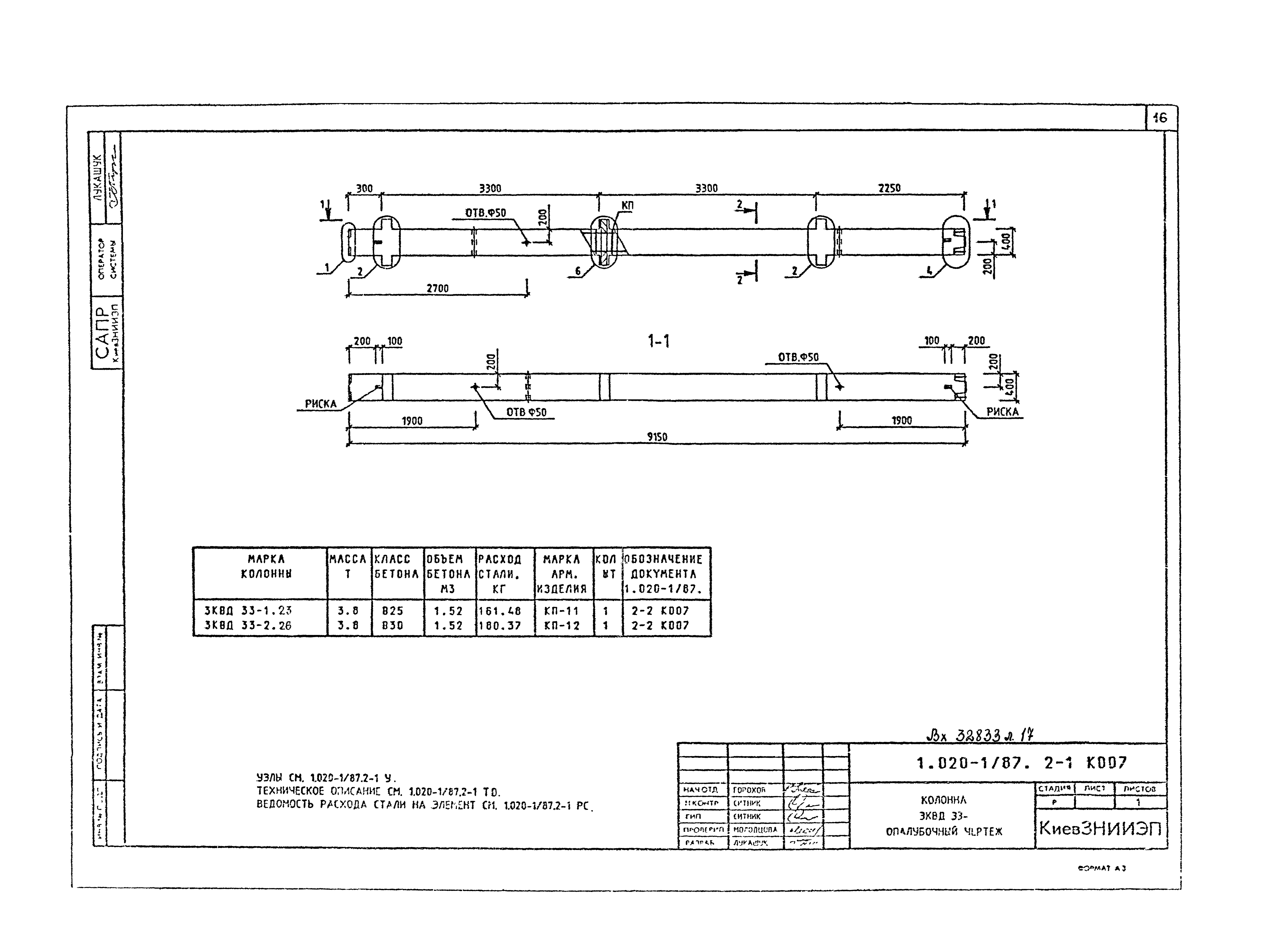 Серия 1.020-1/87