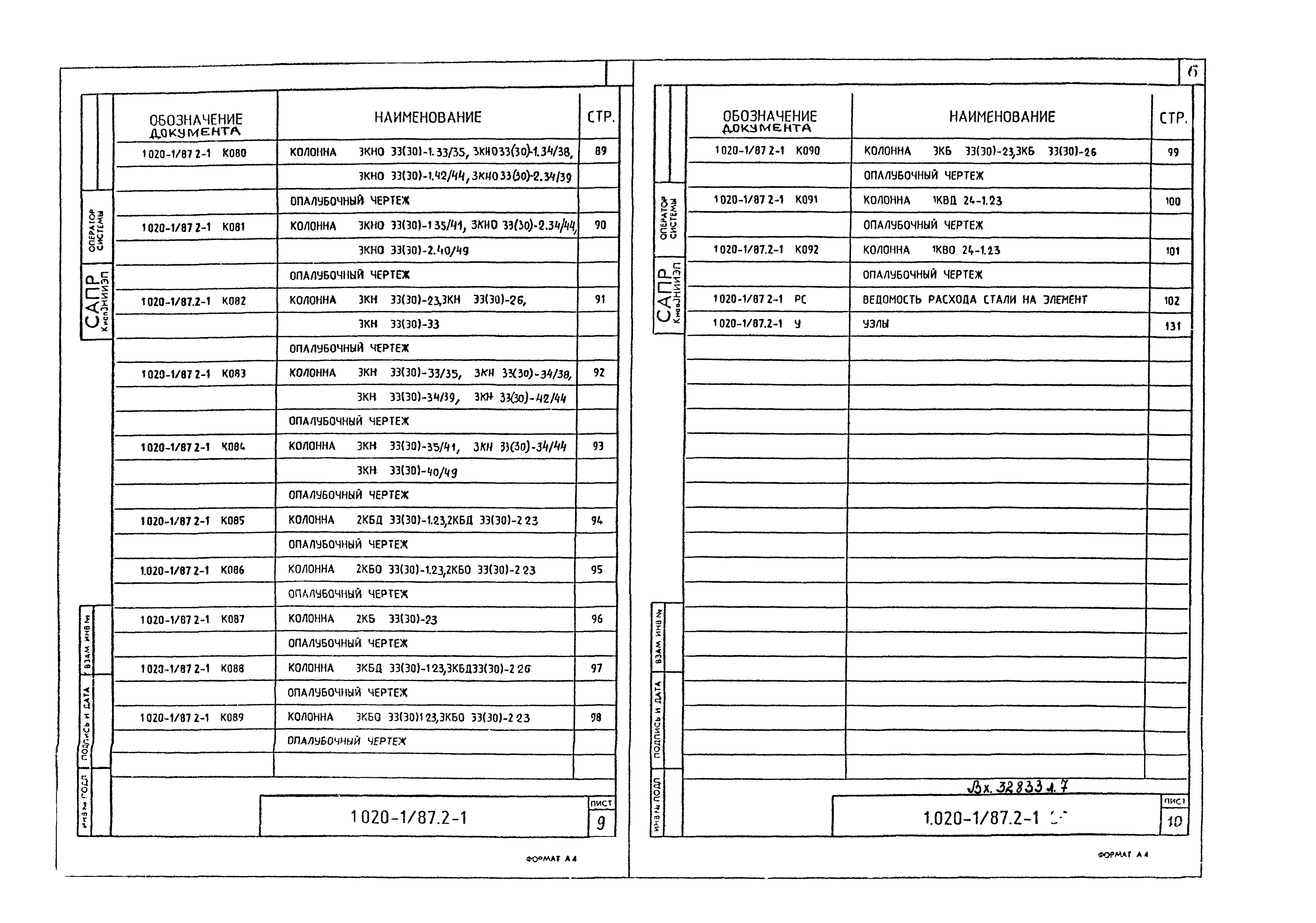 Серия 1.020-1/87