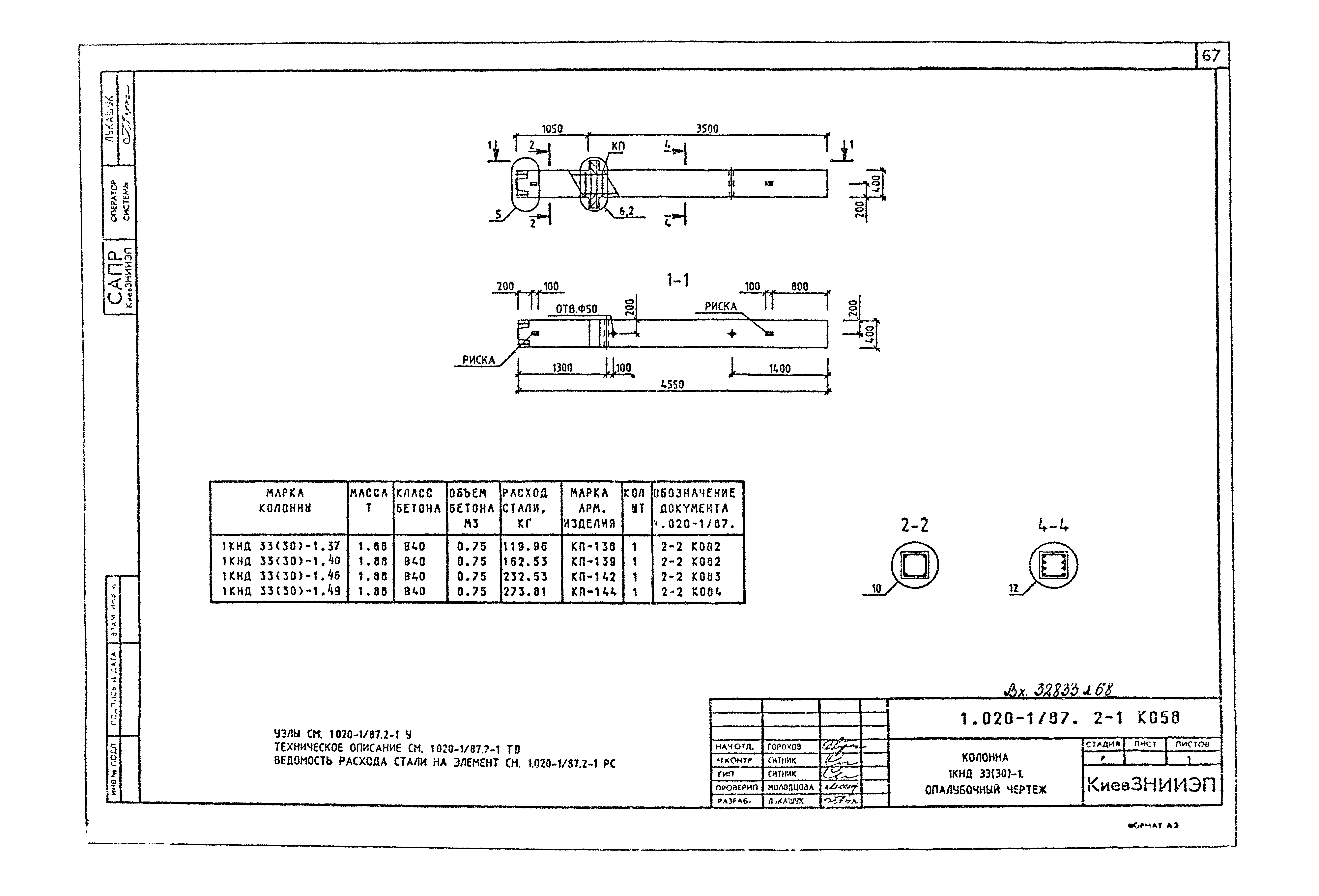 Серия 1.020-1/87