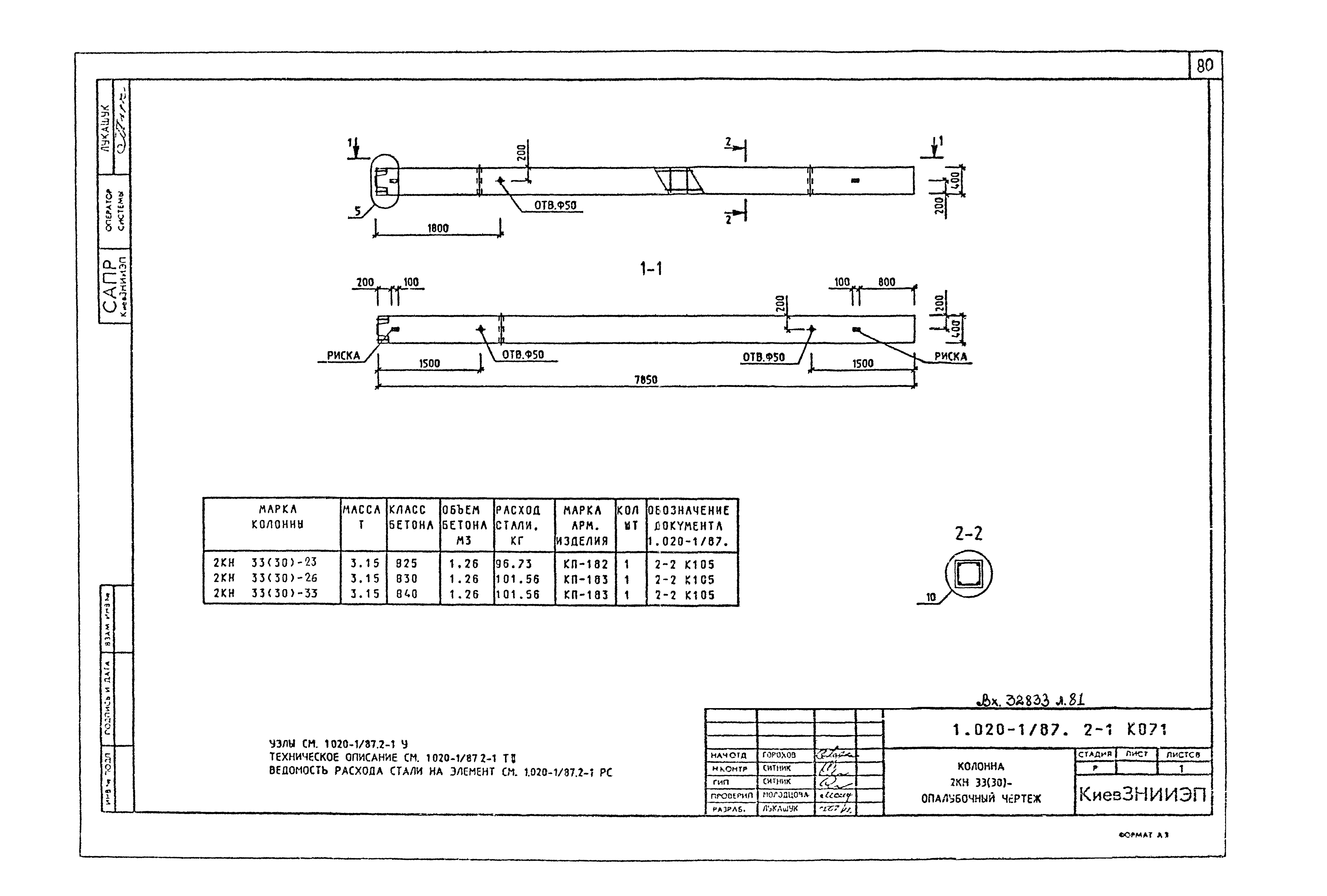 Серия 1.020-1/87