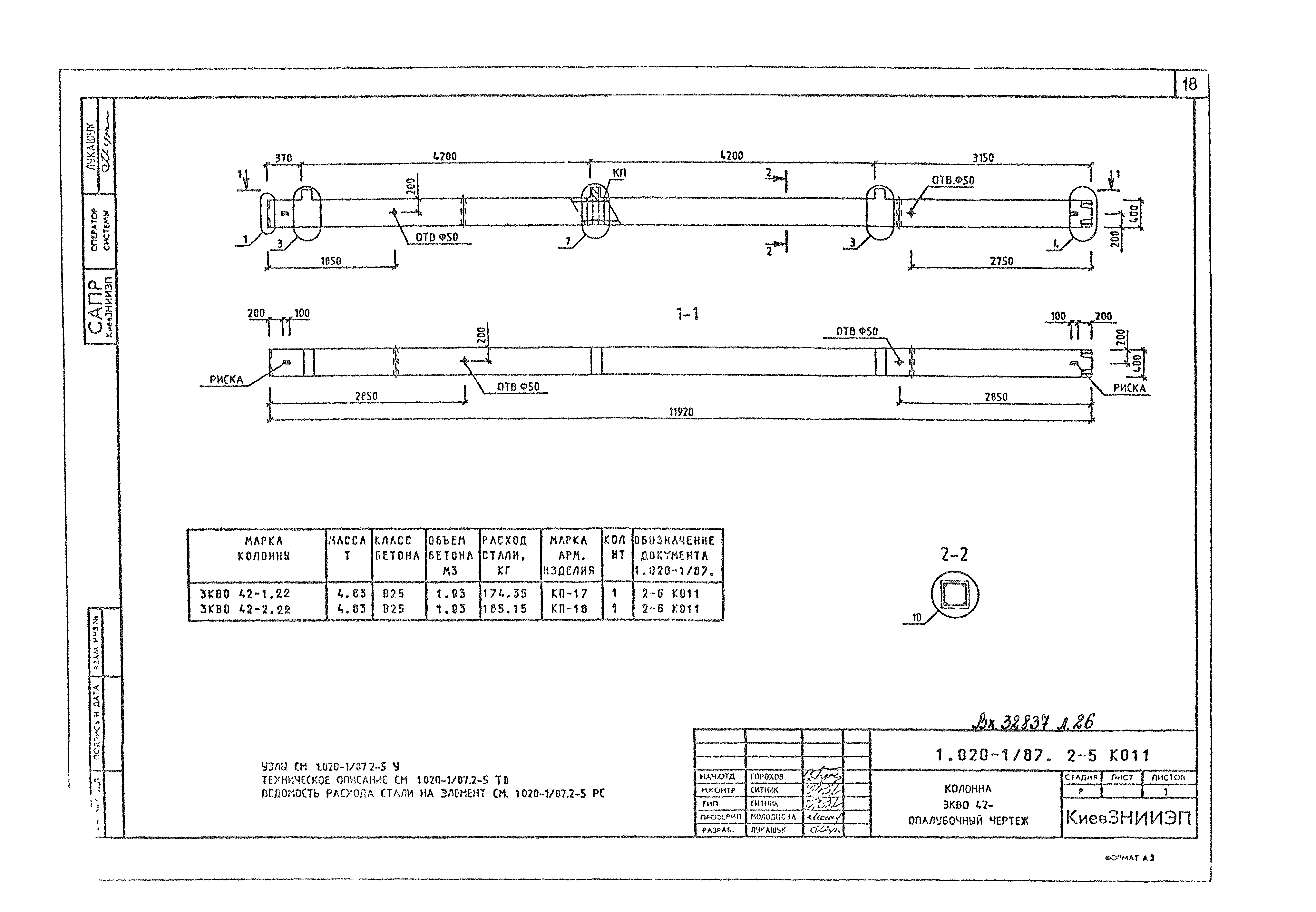 Серия 1.020-1/87