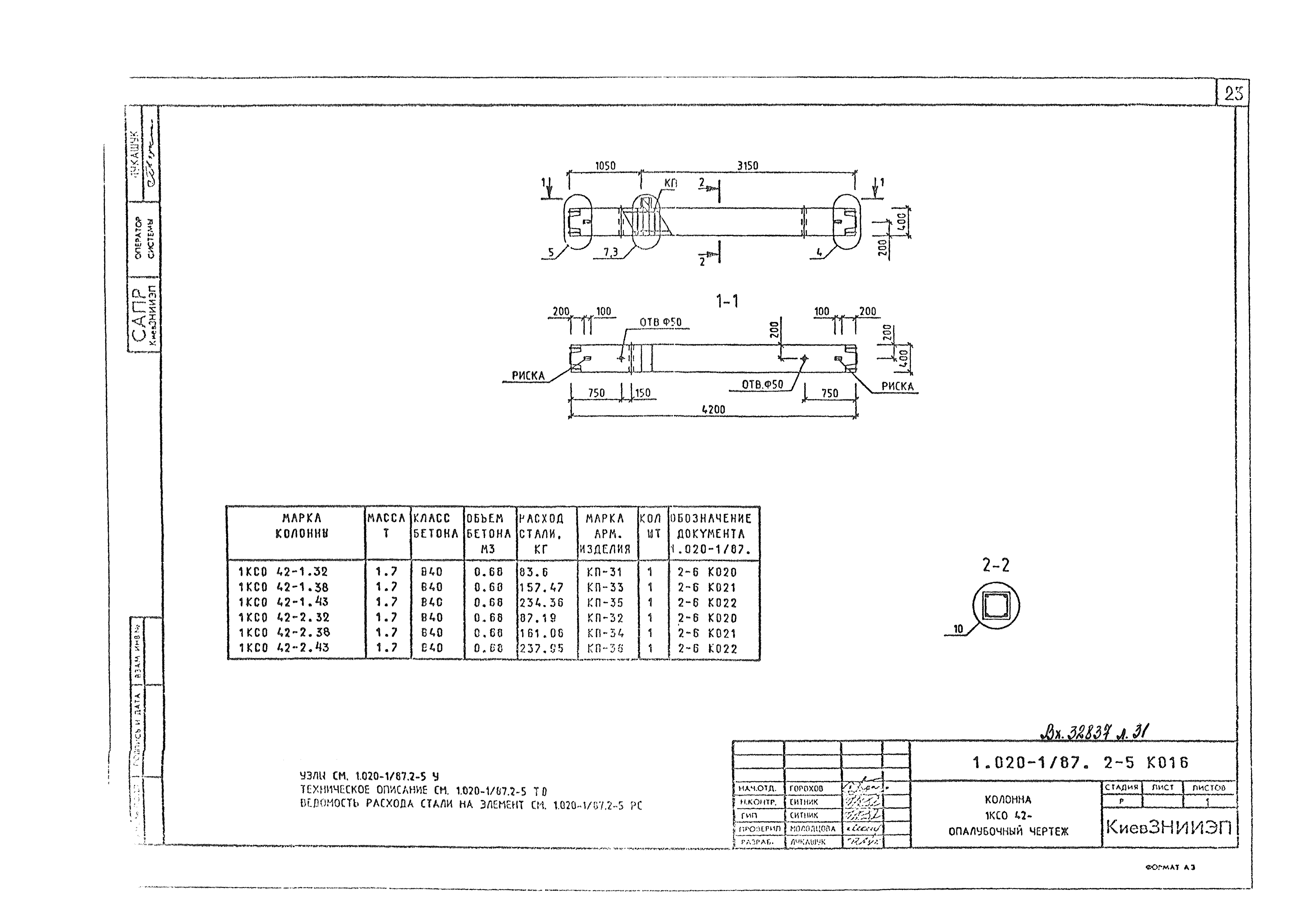 Серия 1.020-1/87