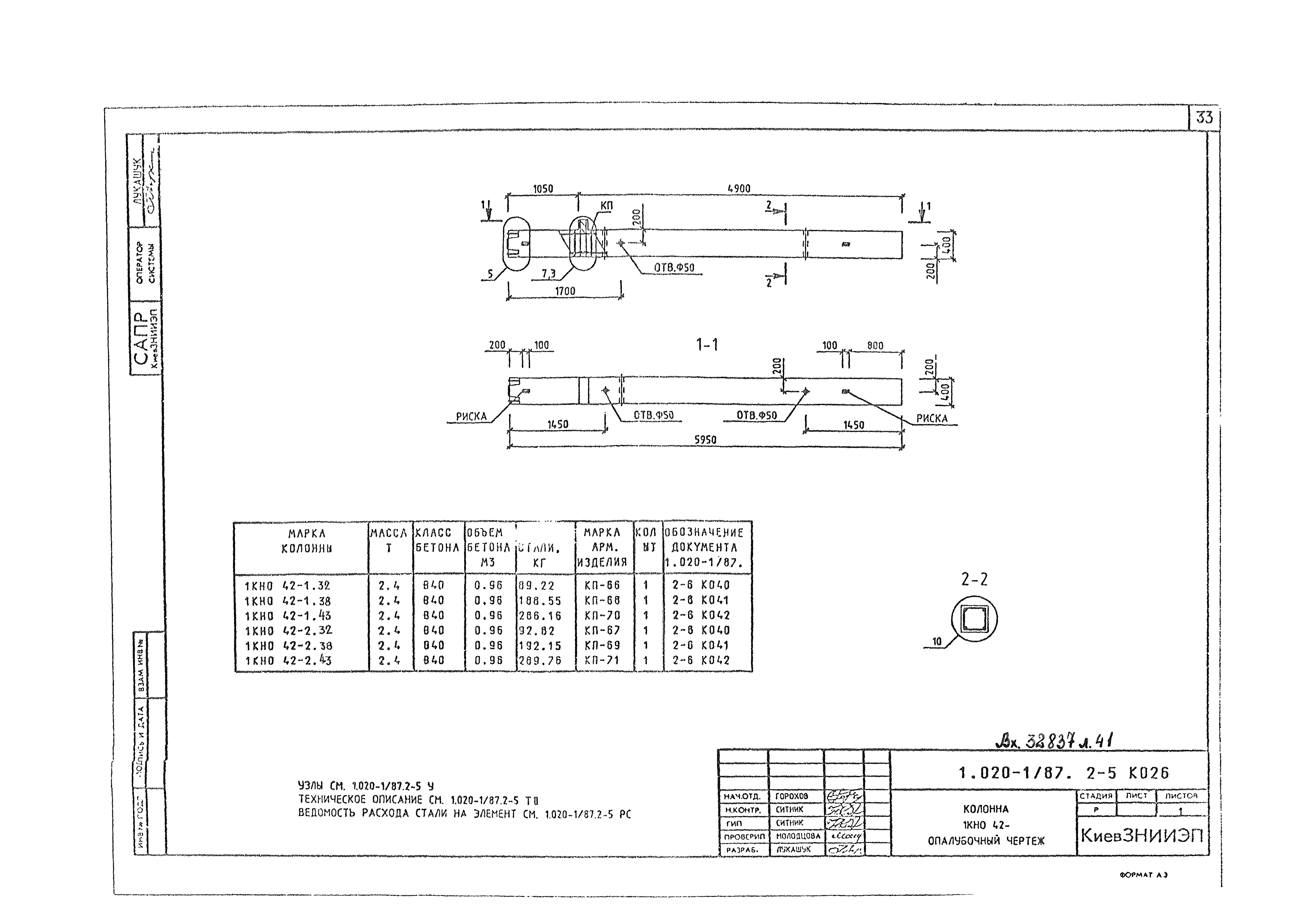 Серия 1.020-1/87