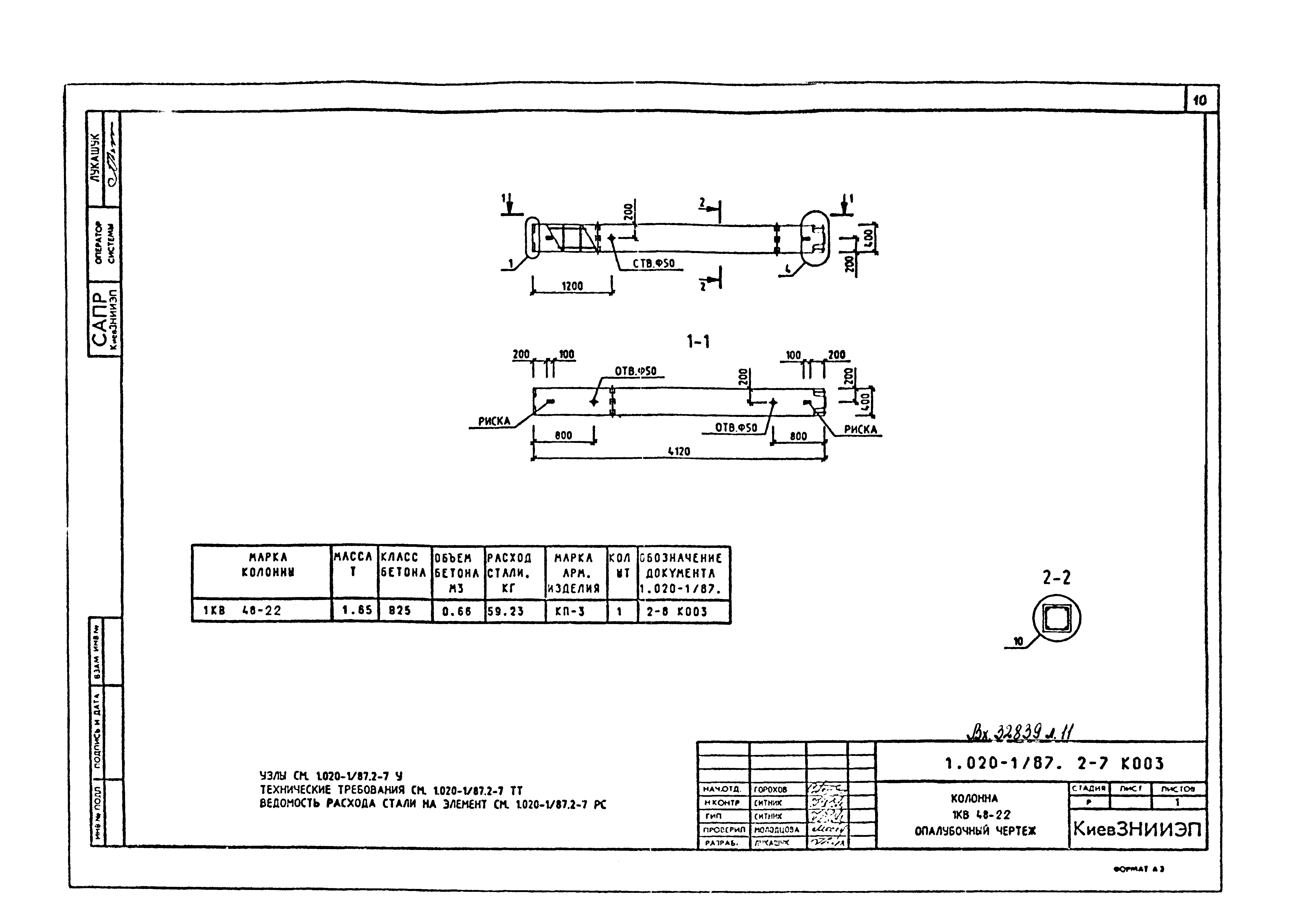 Серия 1.020-1/87