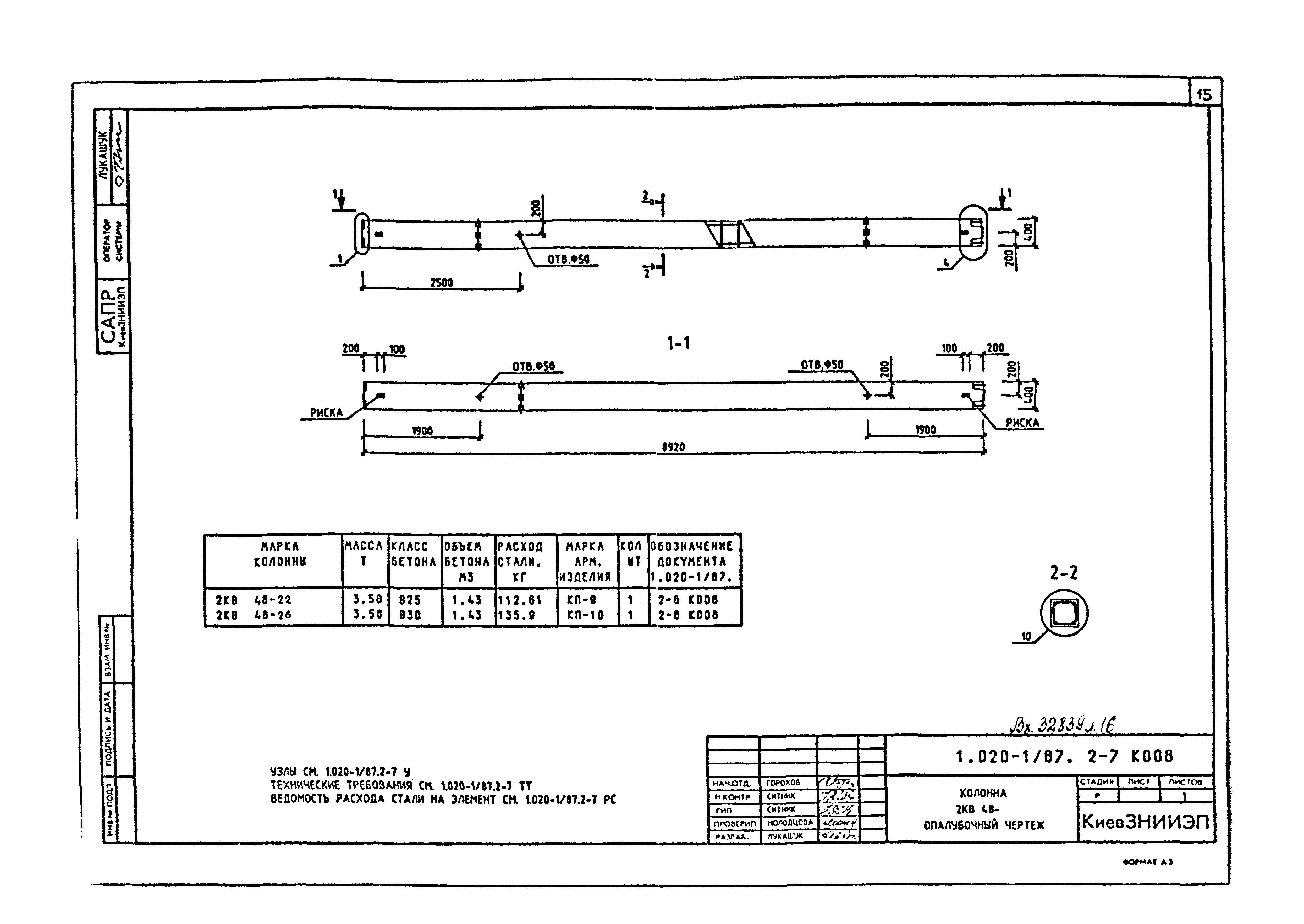 Серия 1.020-1/87