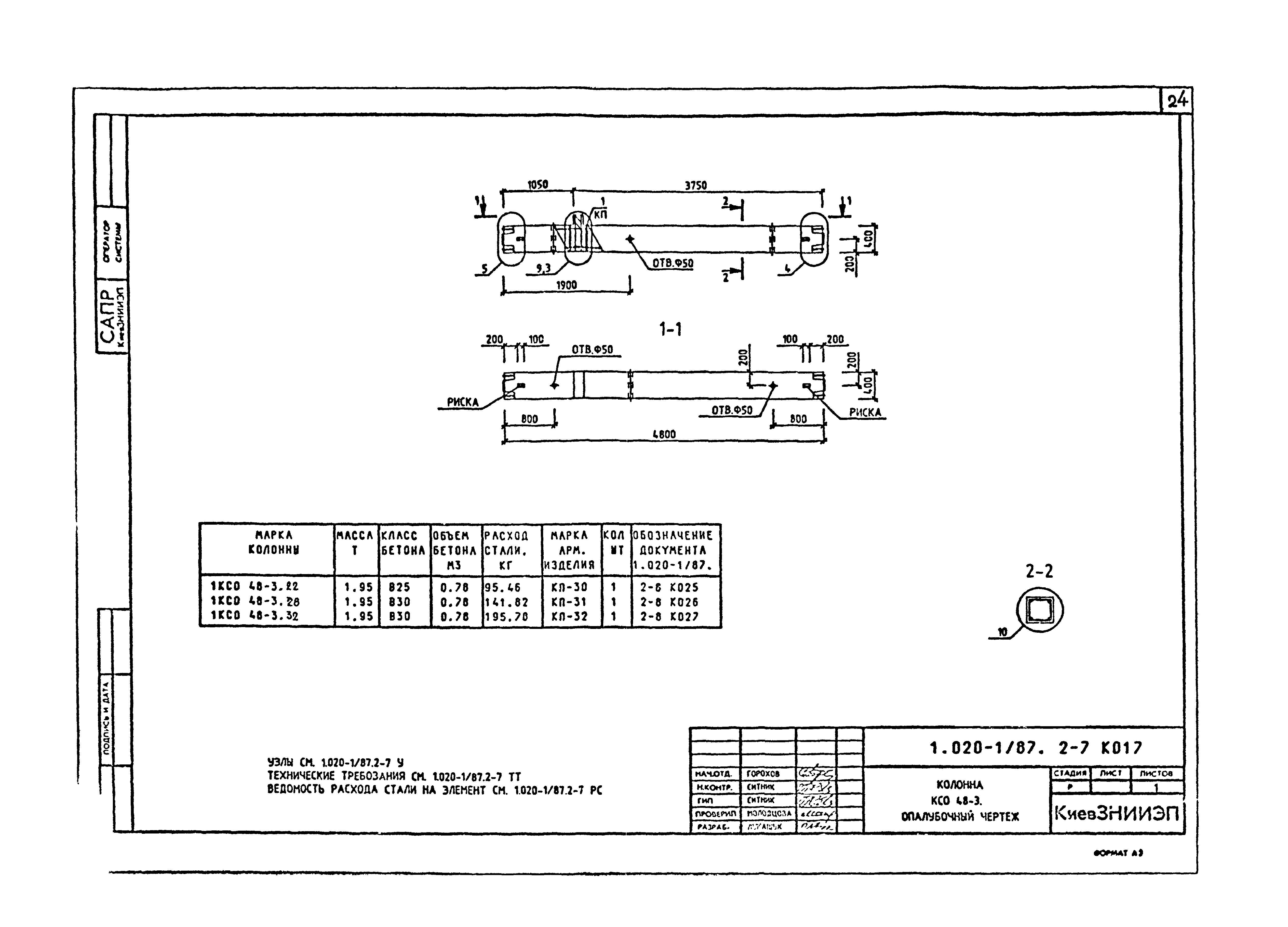 Серия 1.020-1/87