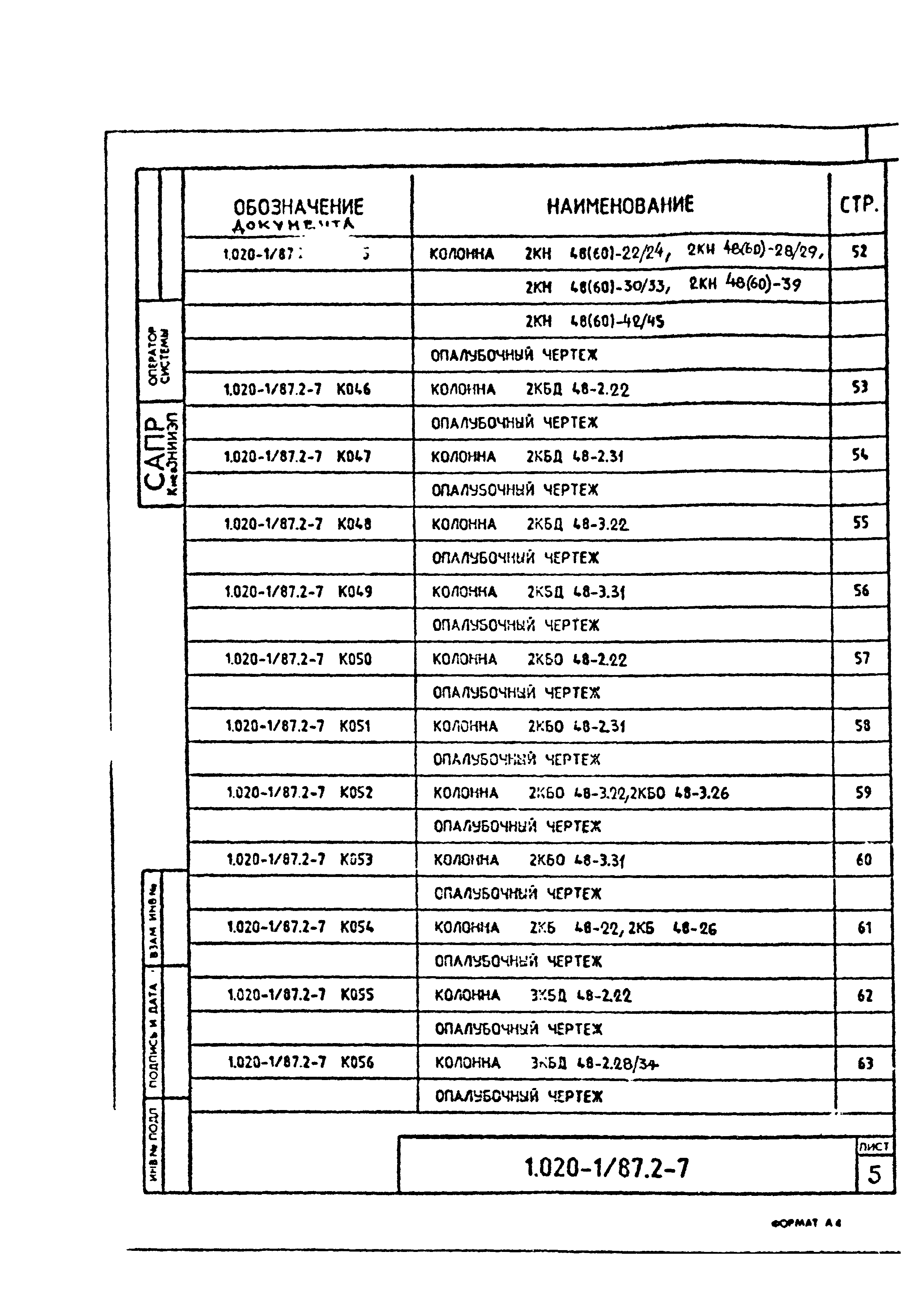 Серия 1.020-1/87