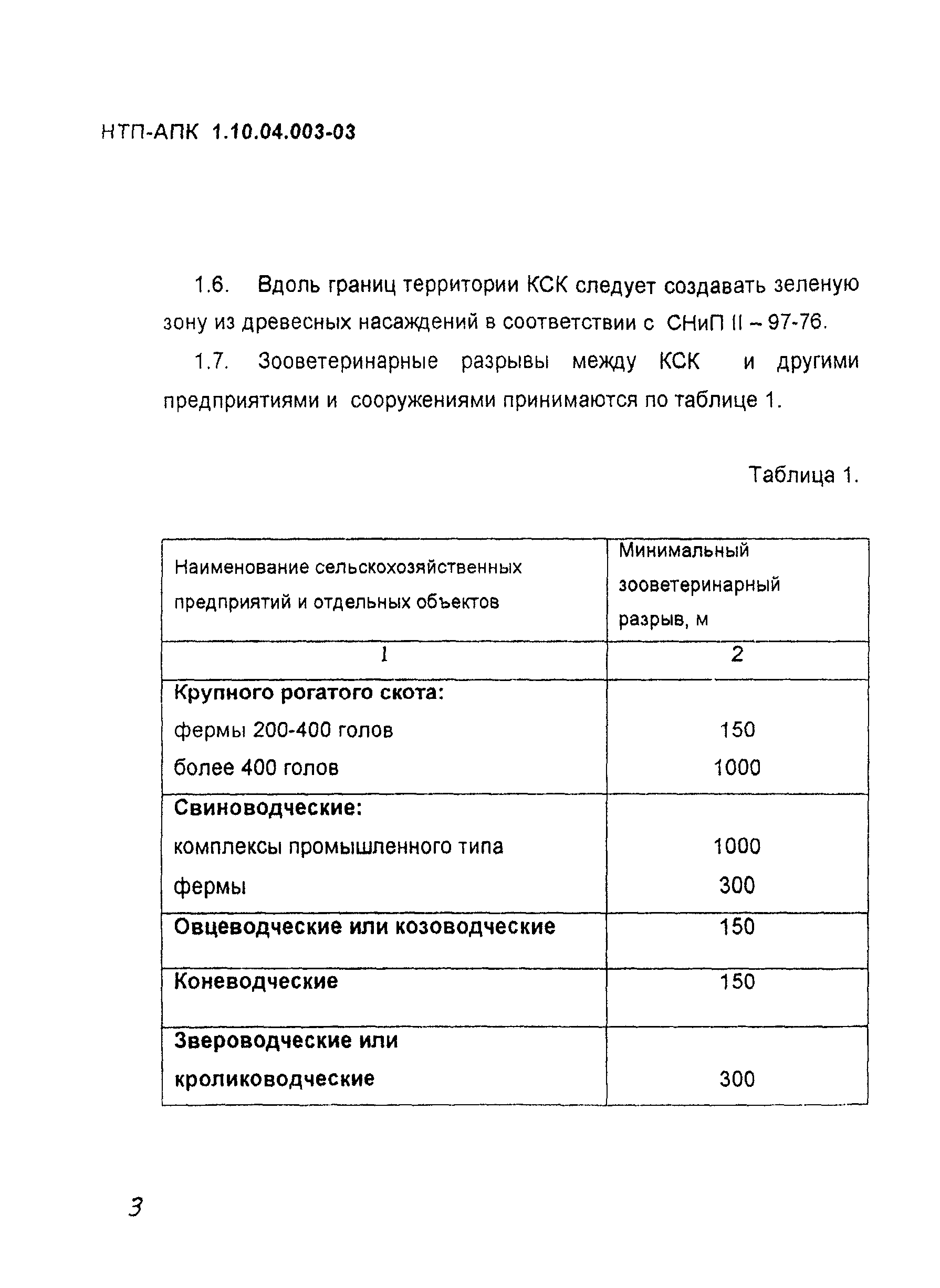 НТП АПК 1.10.04.003-03