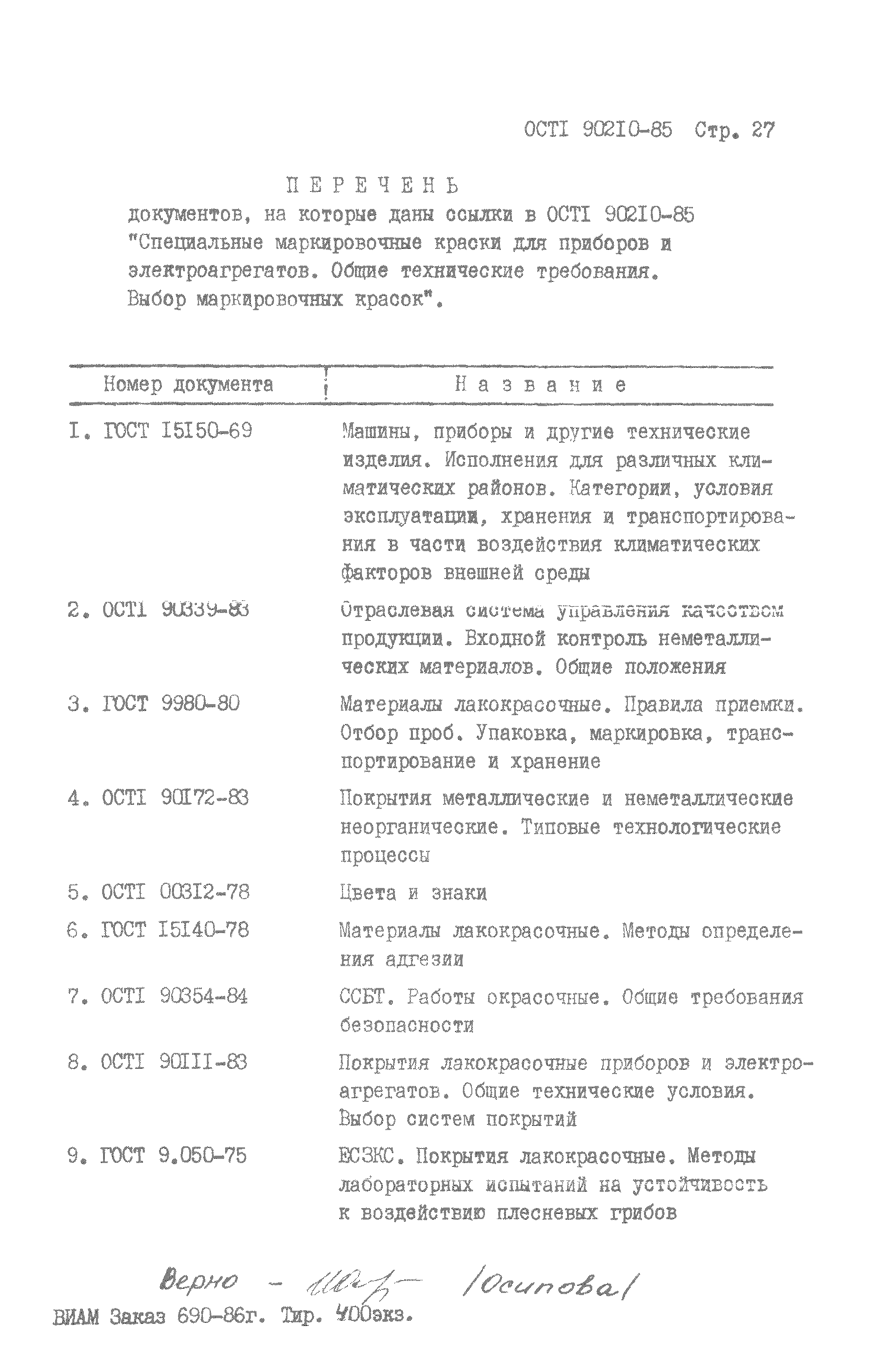 ОСТ 1 90210-85