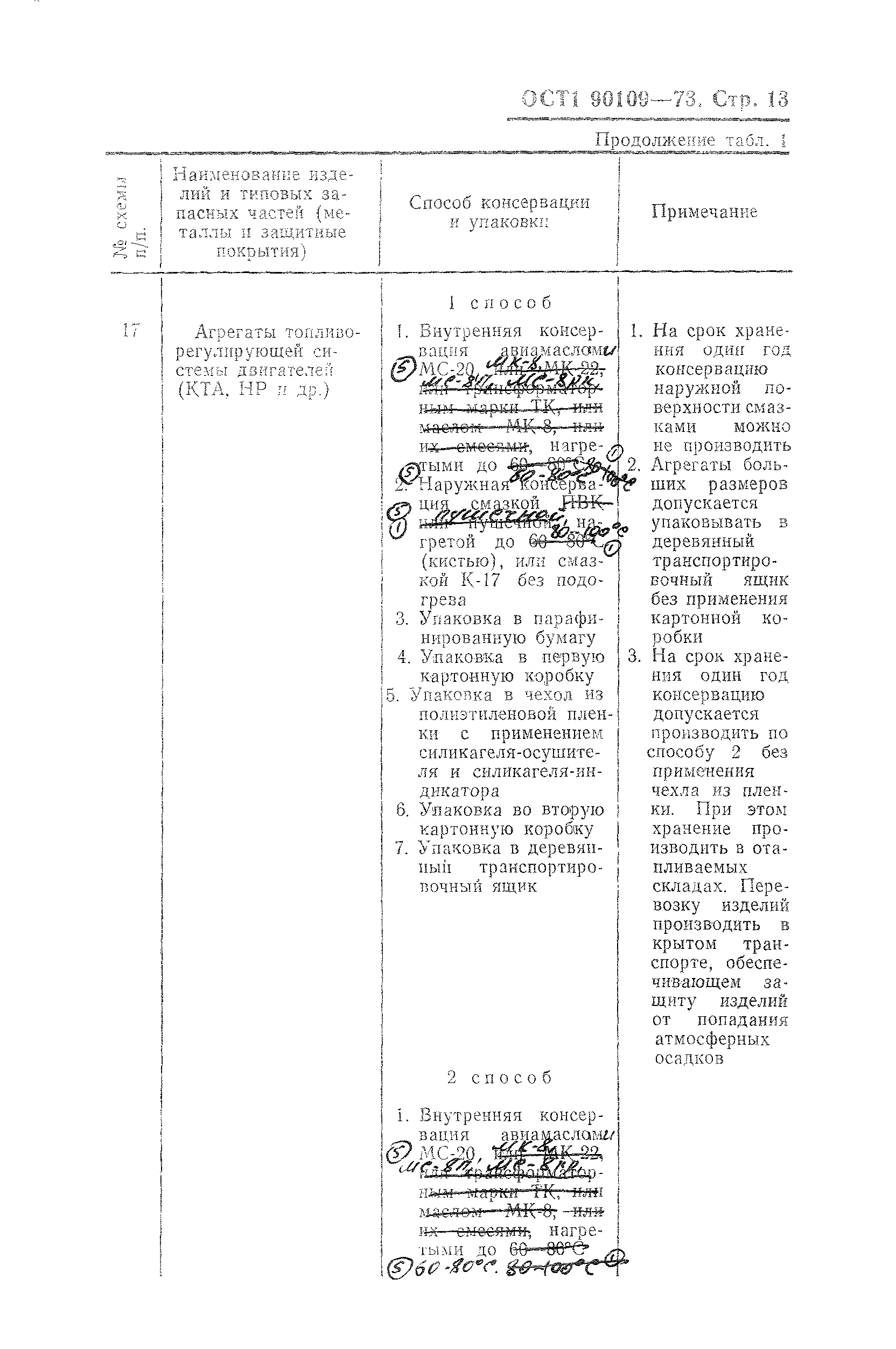 ОСТ 1 90109-73