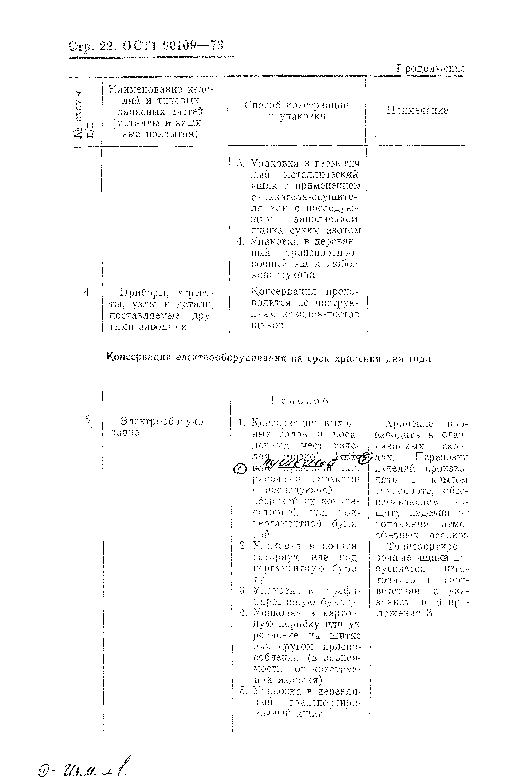 ОСТ 1 90109-73
