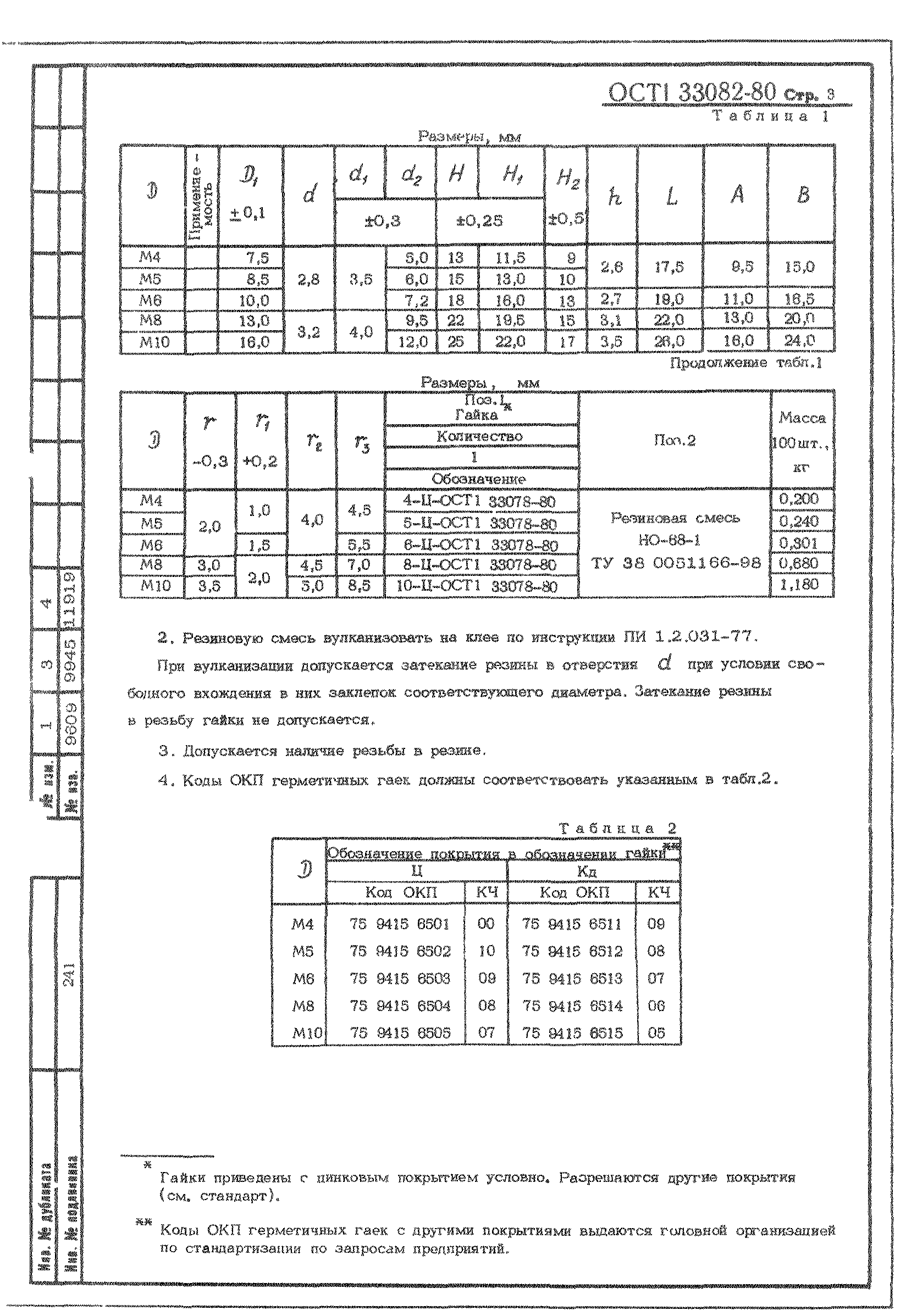 ОСТ 1 33082-80