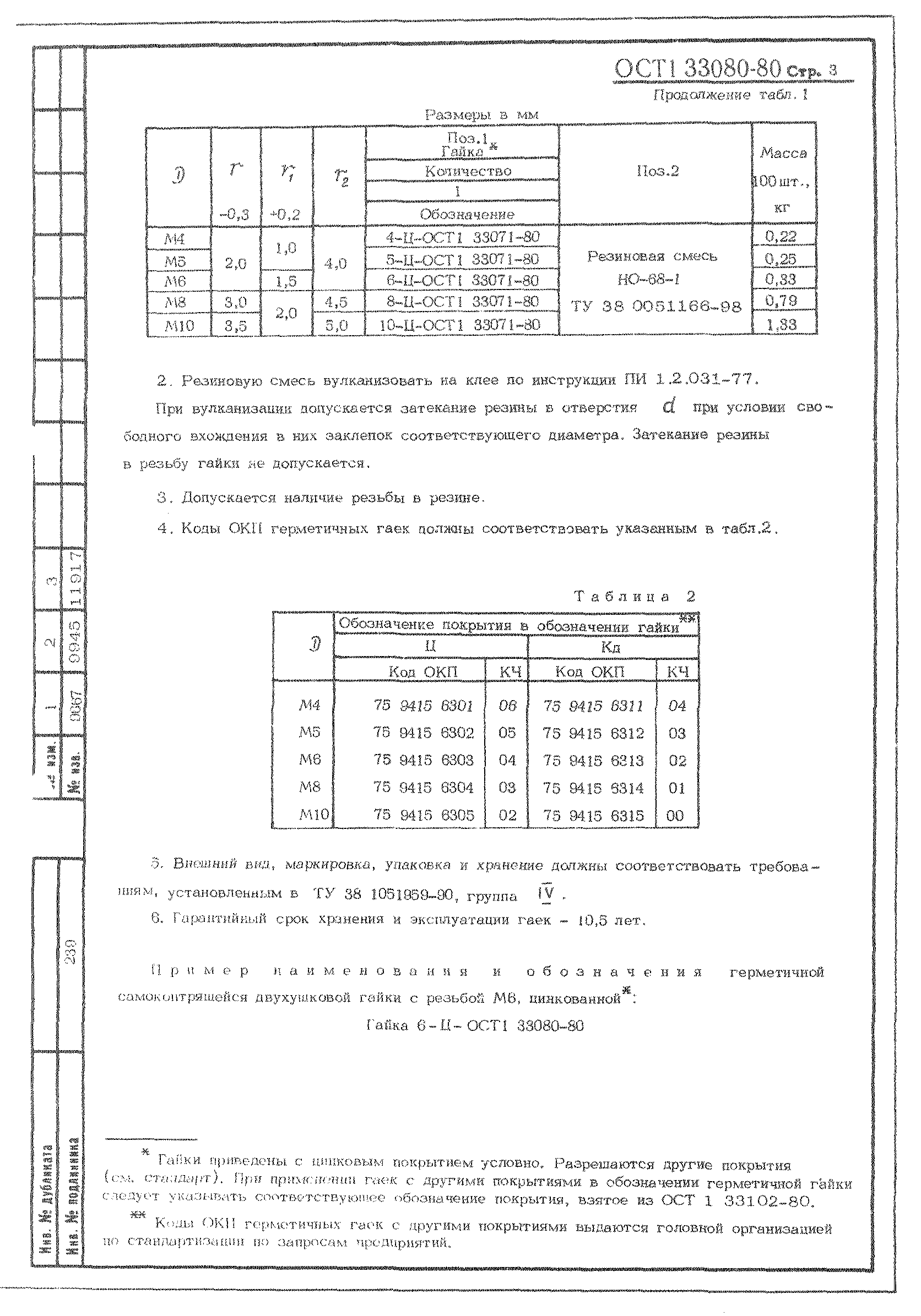 ОСТ 1 33080-80