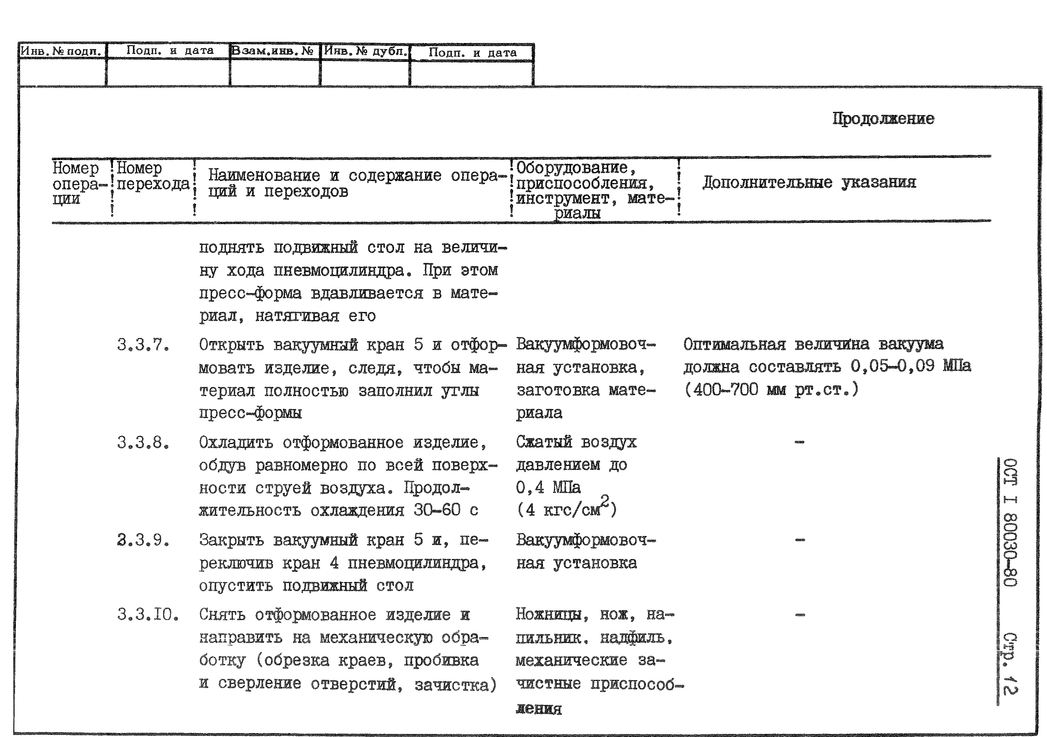ОСТ 1 80030-80
