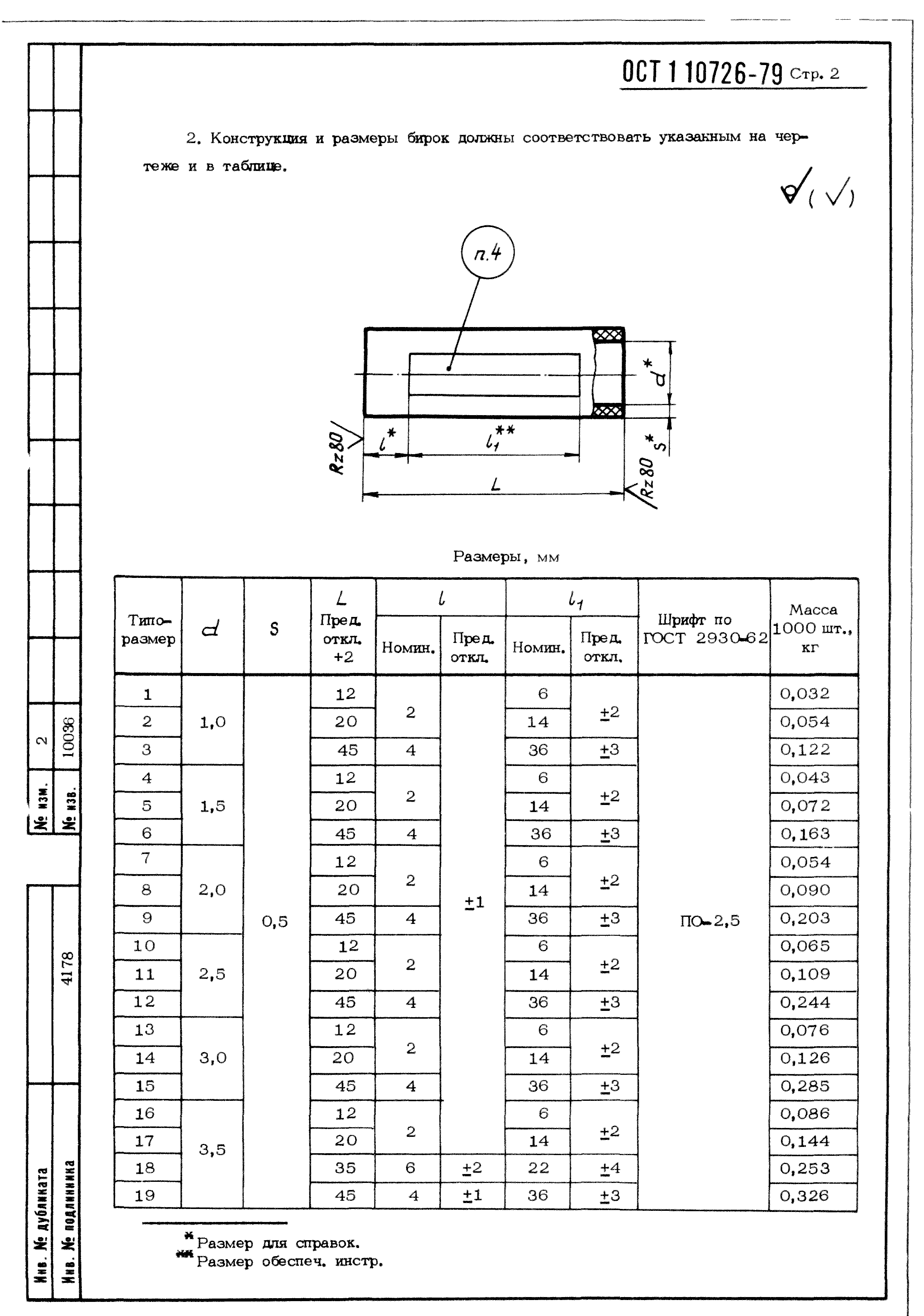 ОСТ 1 10726-79